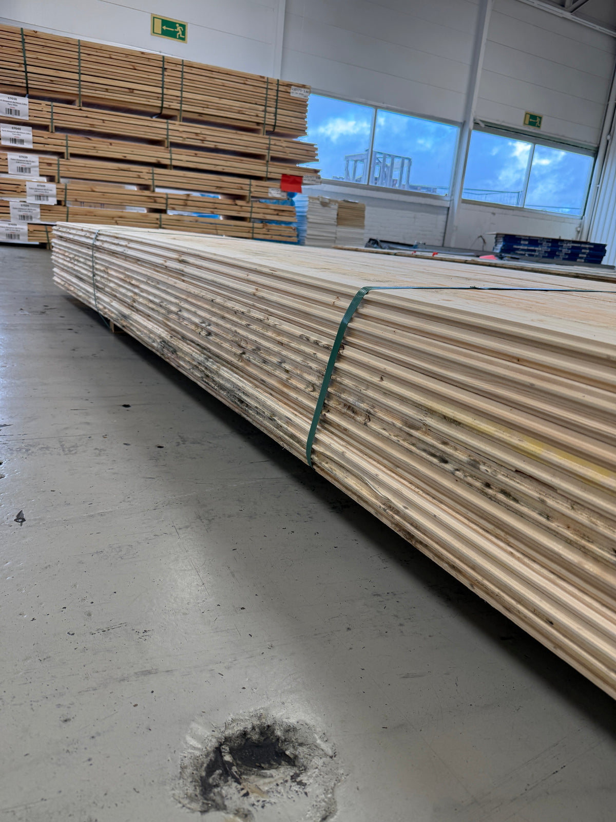 Paket Råspontluckor 20x540x3600mm 30st (Fuktskadat)