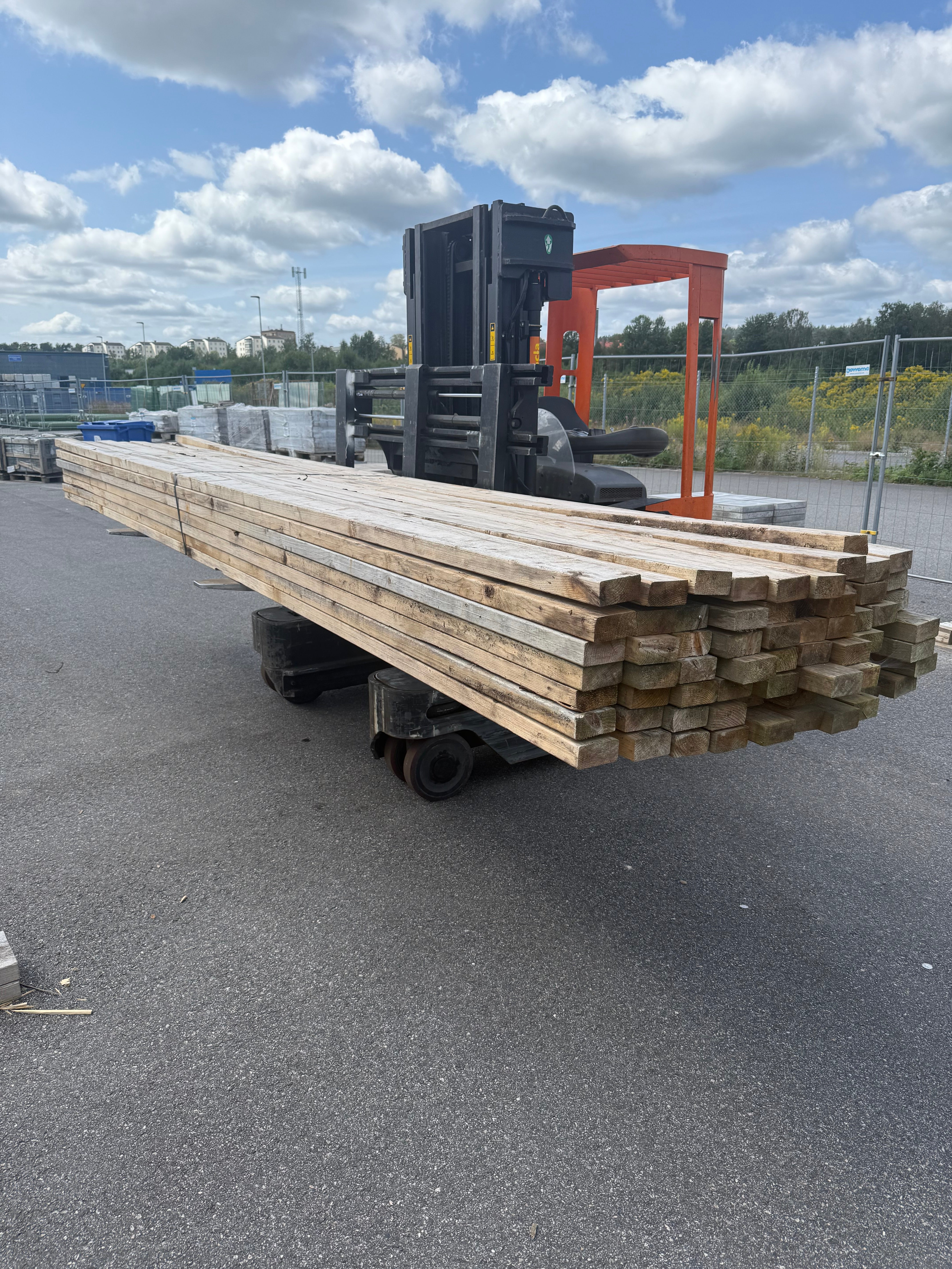 Paket Begagnade Formreglar 45x95 – 4,8 m (70 st)