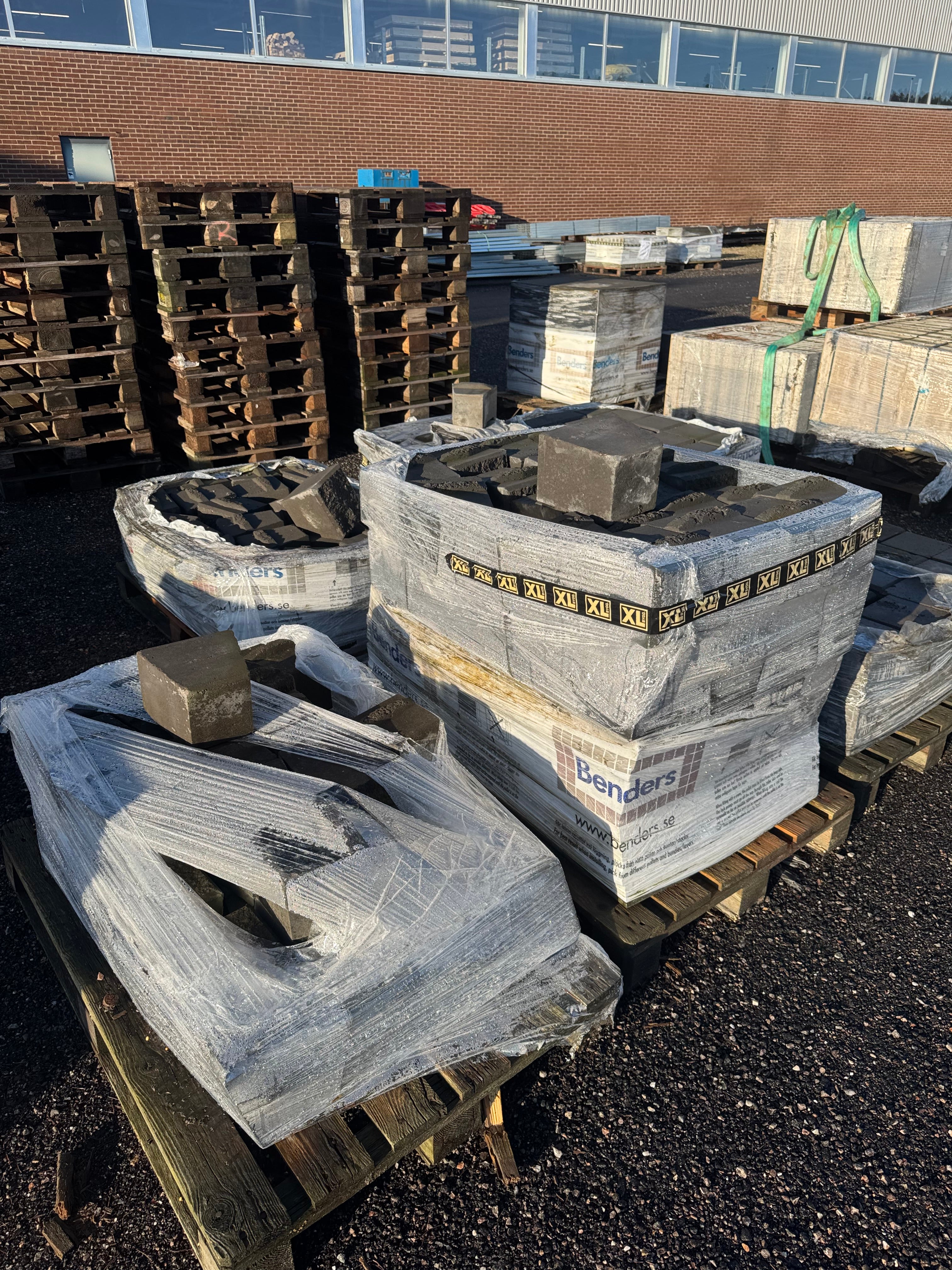 Parti Sten olika varianter – Grafit (7 pall)