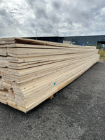 Parti Finsågade Brädor 22x120 mm – 3.60–4.80 m (Andra sortering)