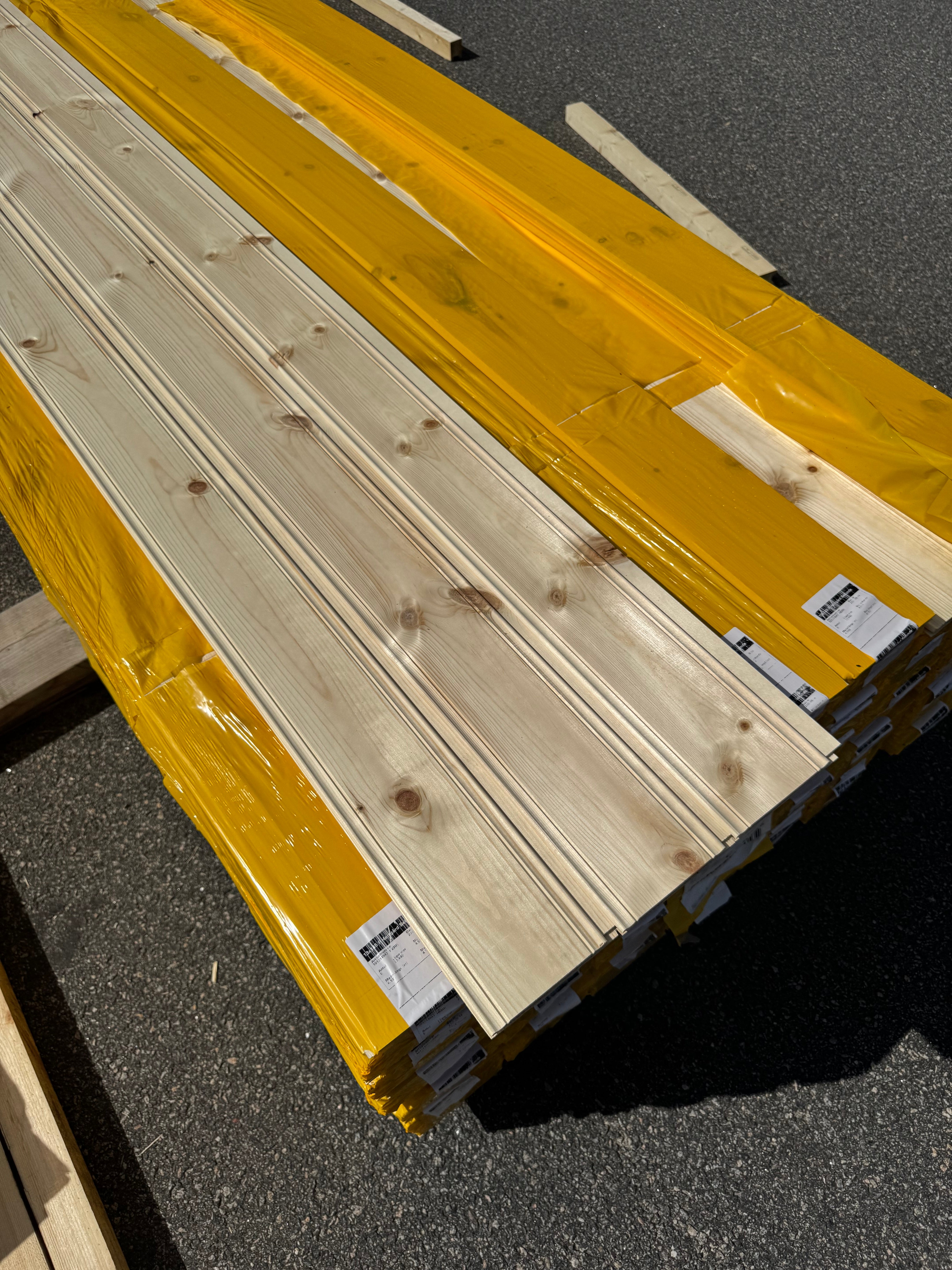 Herrgårdspanel 13x145 – Sekunda (obehandlad)