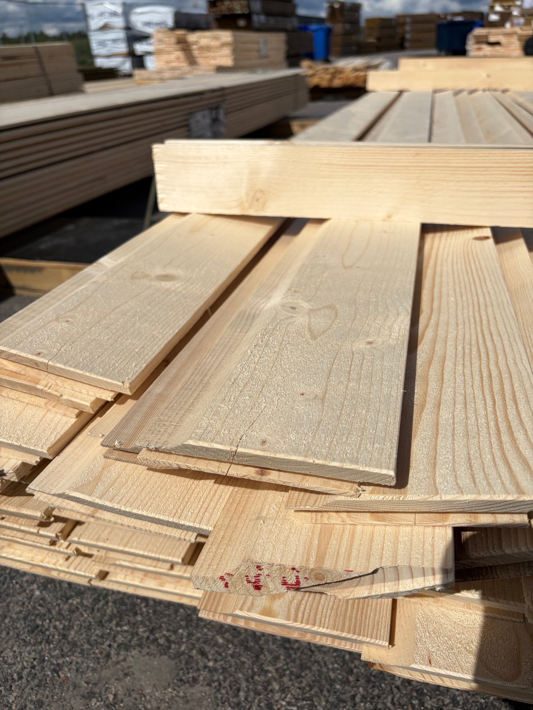 Paket Enkelfas Fals Ändspont 22x120mm, 100st 4,80m (Andra sortering)