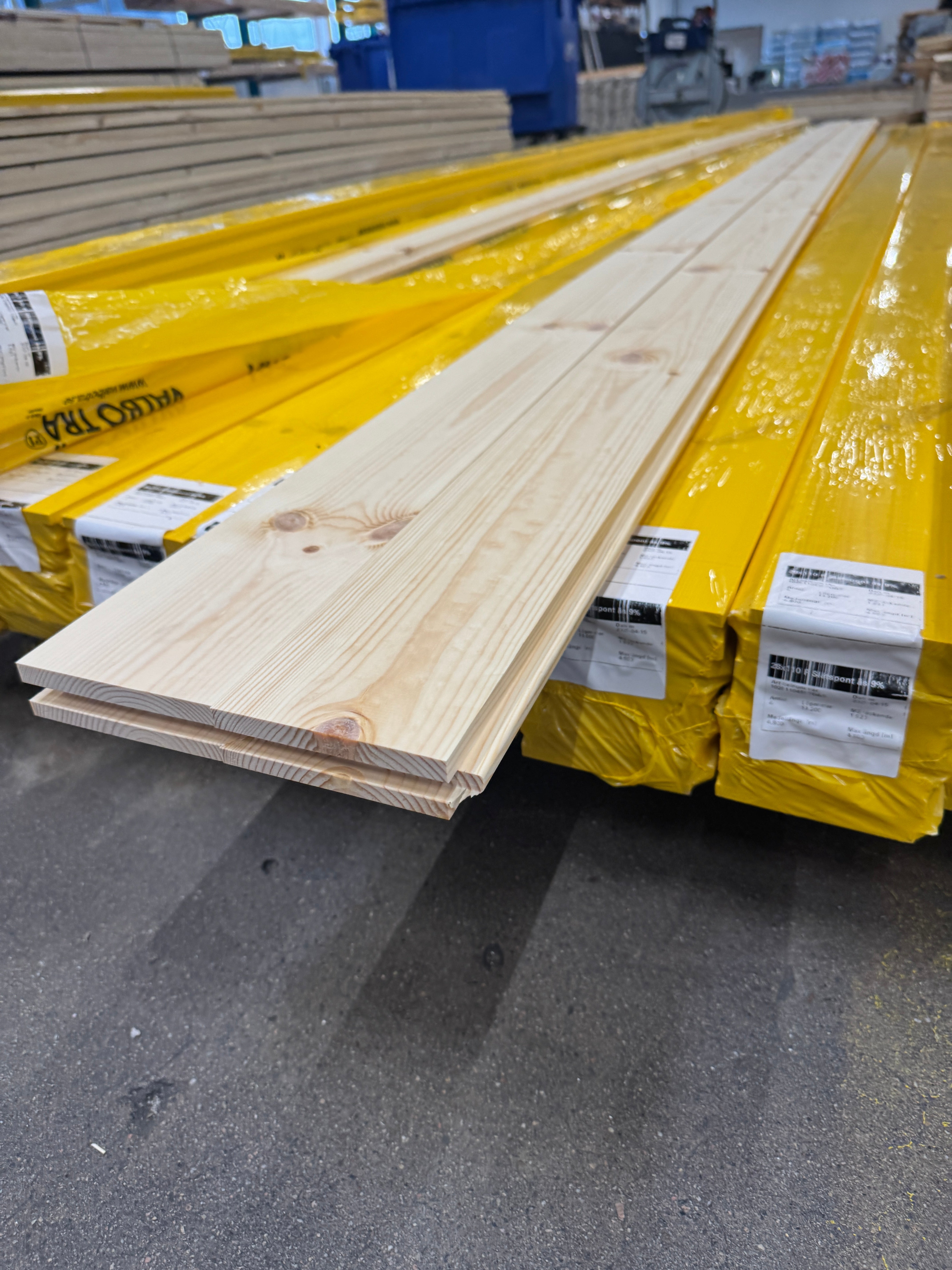 Paket Golv Slätspont 28x110mm – Furu (9%)