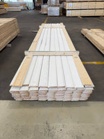 Paket Ytterpanel Dubbelfas Halvspont 22x120mm, 101st 4,50m Grundmålad