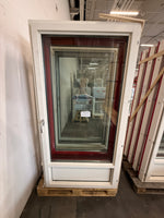 Inåtgående altandörr Vänsterhängd, Trä/Aluminium – 1080 × 2080 mm- Blå