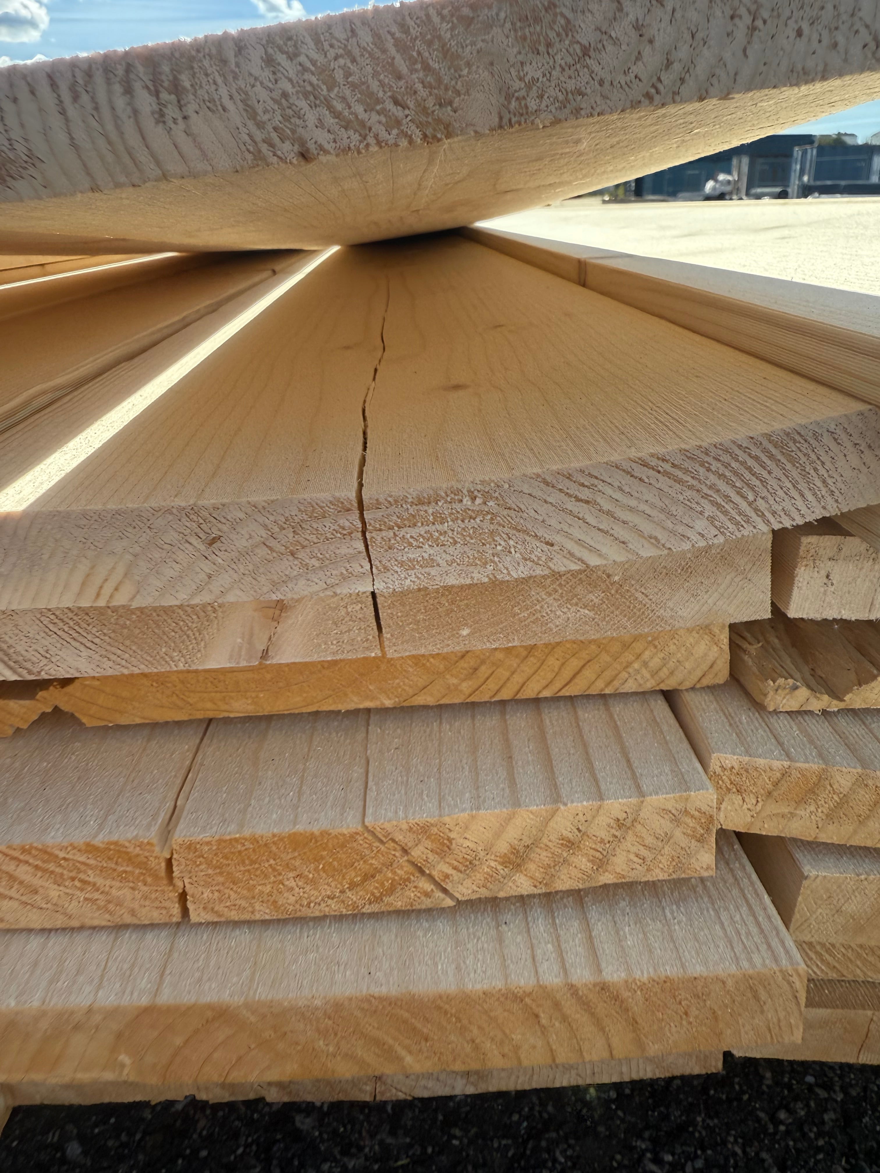 Paket Finsågad Panel 22x195mm 44st 3.0–3.60m – Andra sortering
