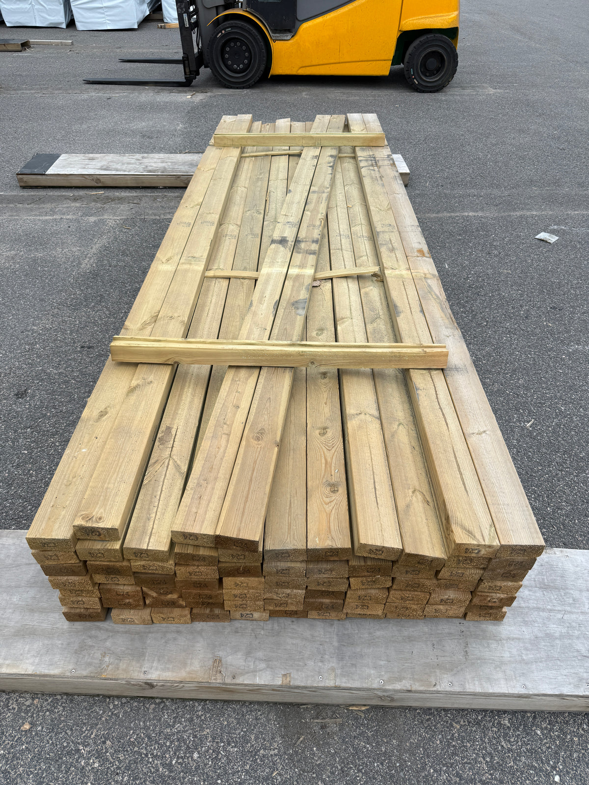 Parti Tryckimpregnerade Reglar 45x95mm 3.30m 72st- Furu C24