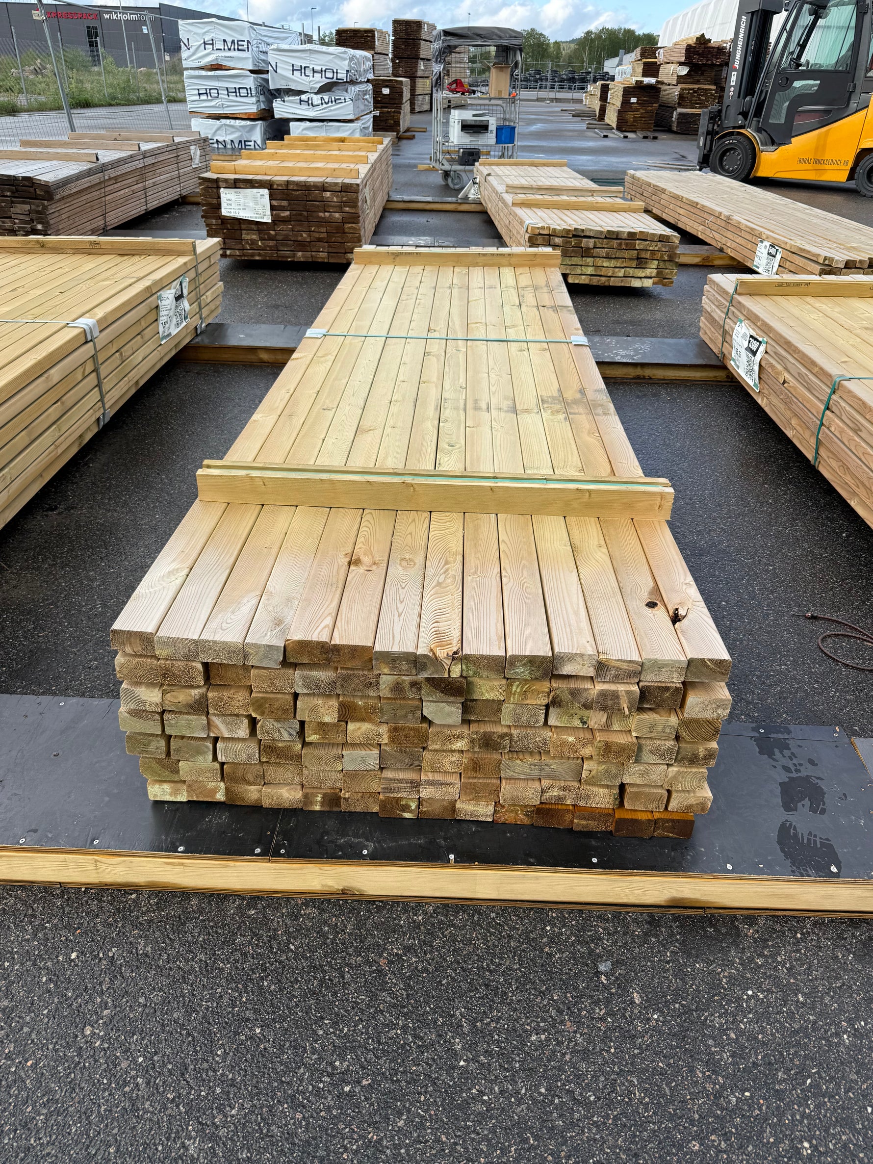 Paket Tryckimpregnerade Reglar 45x70mm, 98st 3.60m (C14)