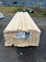 Parti Finsågade Brädor 22x120 mm – 3.60-4.80m (Andra sortering)