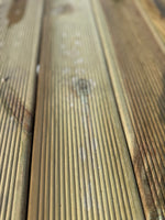 Paket Tryckimpregnerad Rillad Trall 28x120mm, 144st 4,20m (Väderbitet)