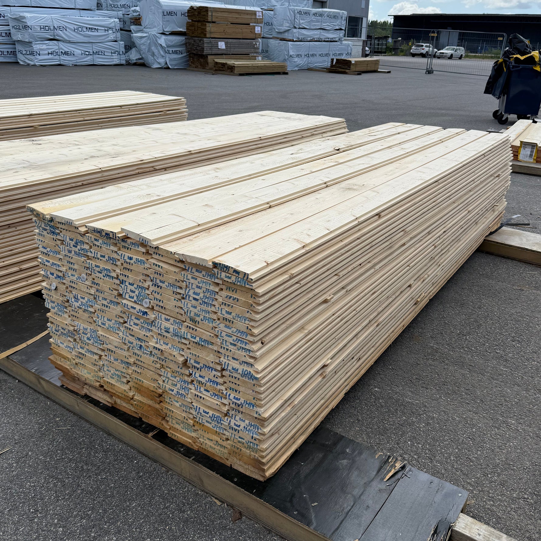 Paket Ytterpanel Enkelfas Halvspont 22x145mm 3.30m 209st
