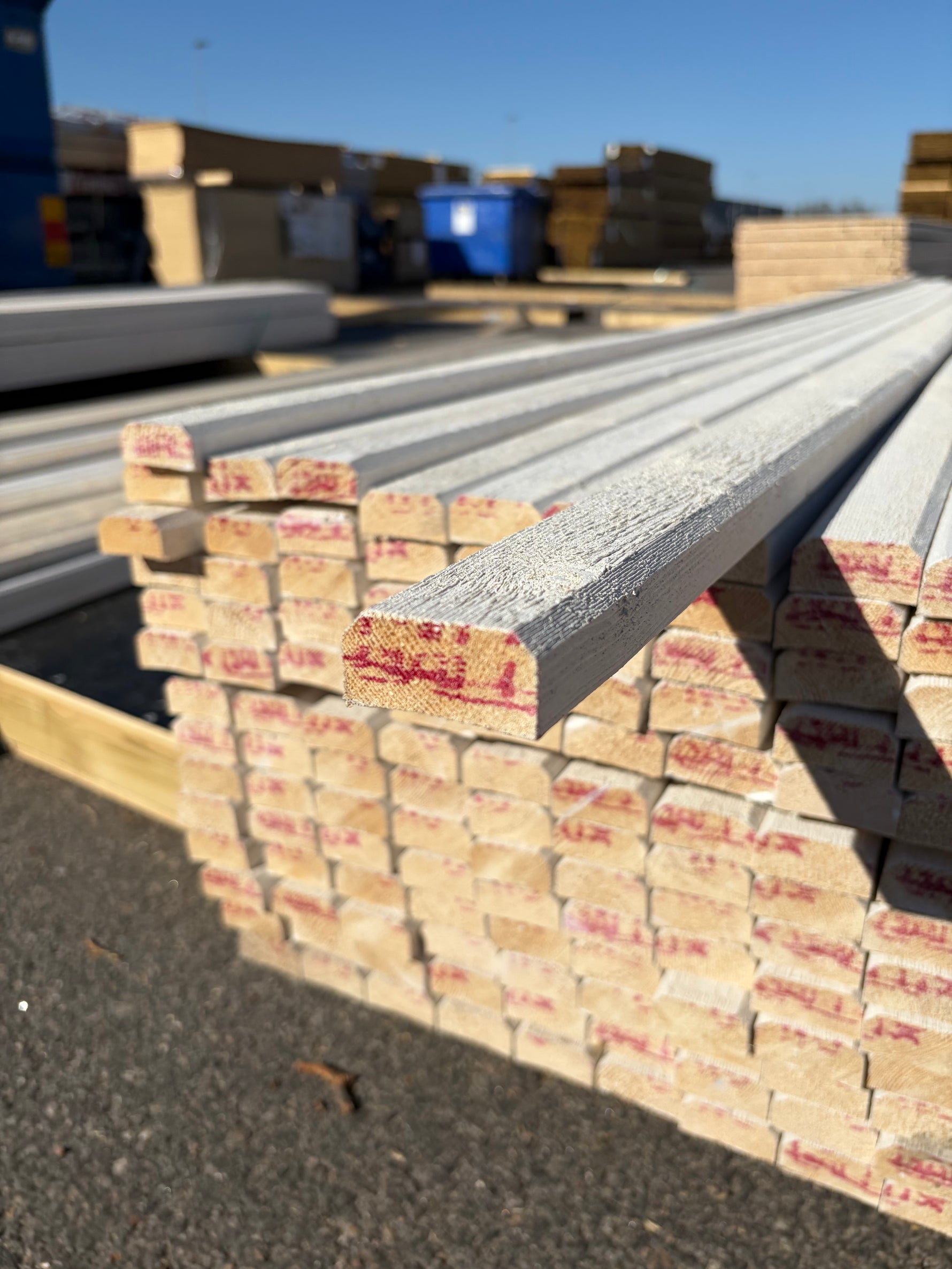 Paket Lockläkt 22x45mm,286st 3.6m- Grundmålad