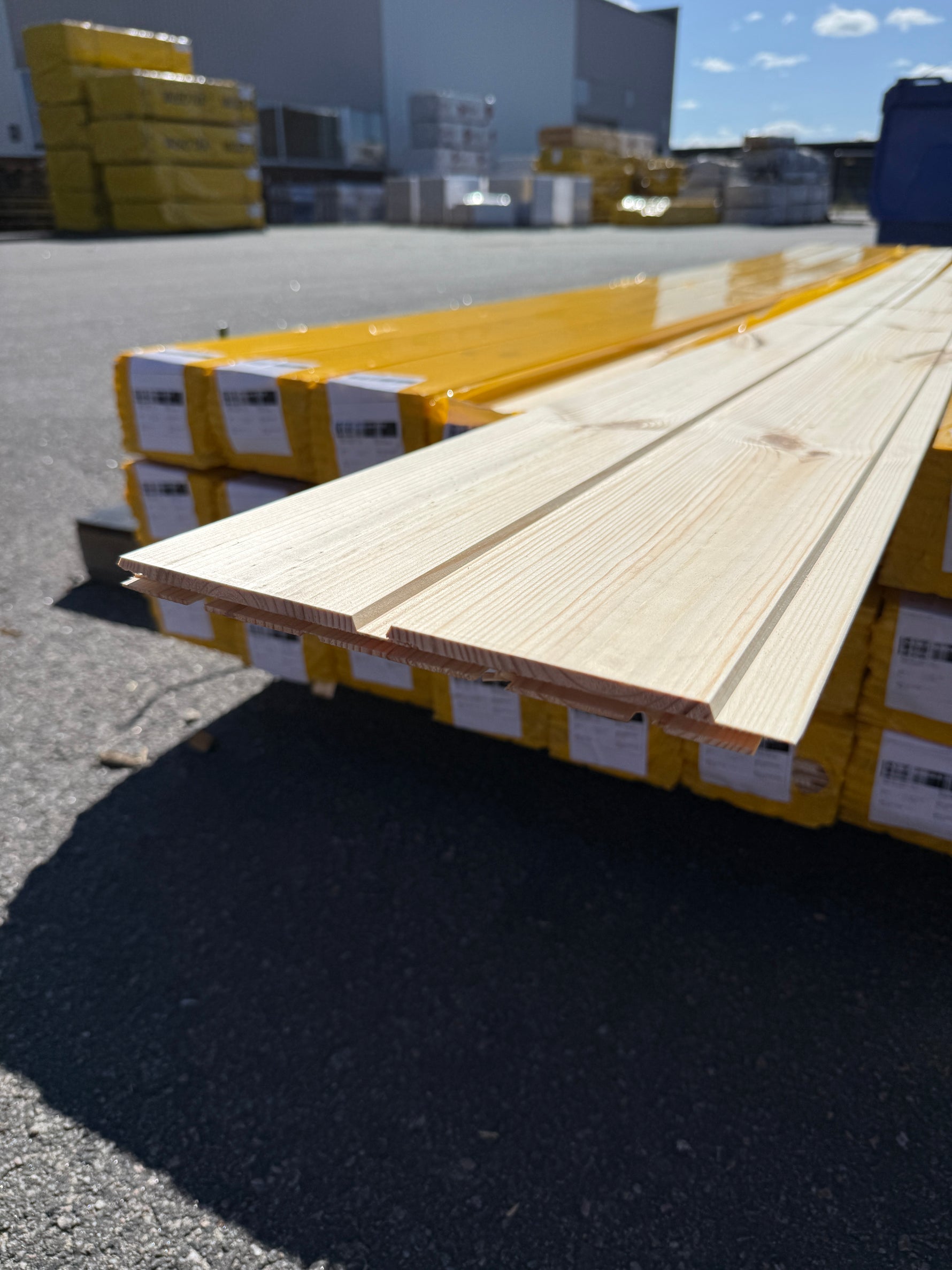 Parti Spårpanel 12x120mm (4,18–4,78m) 186,8kvm- Furu Sekunda