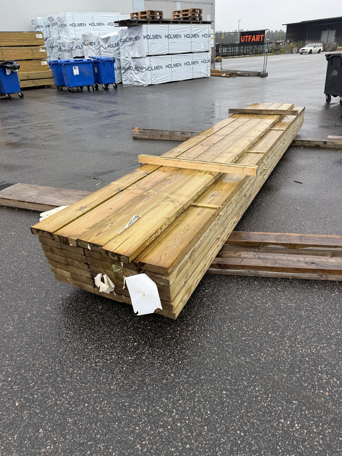 Paket Tryckimpregnerade Reglar 45x170mm 5,10m 34st C24