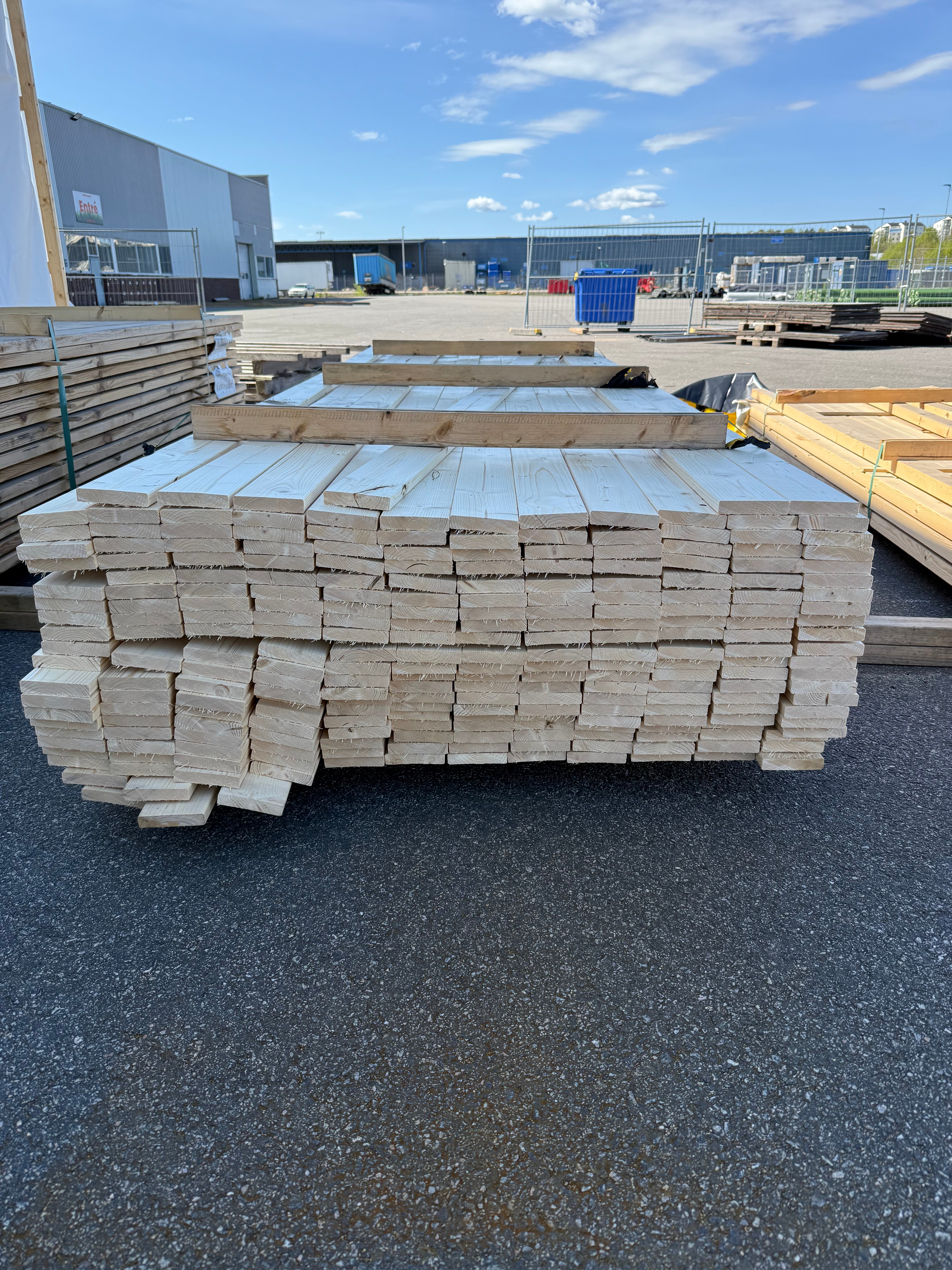 Paket Råplan 19x95mm 3.66m 247st