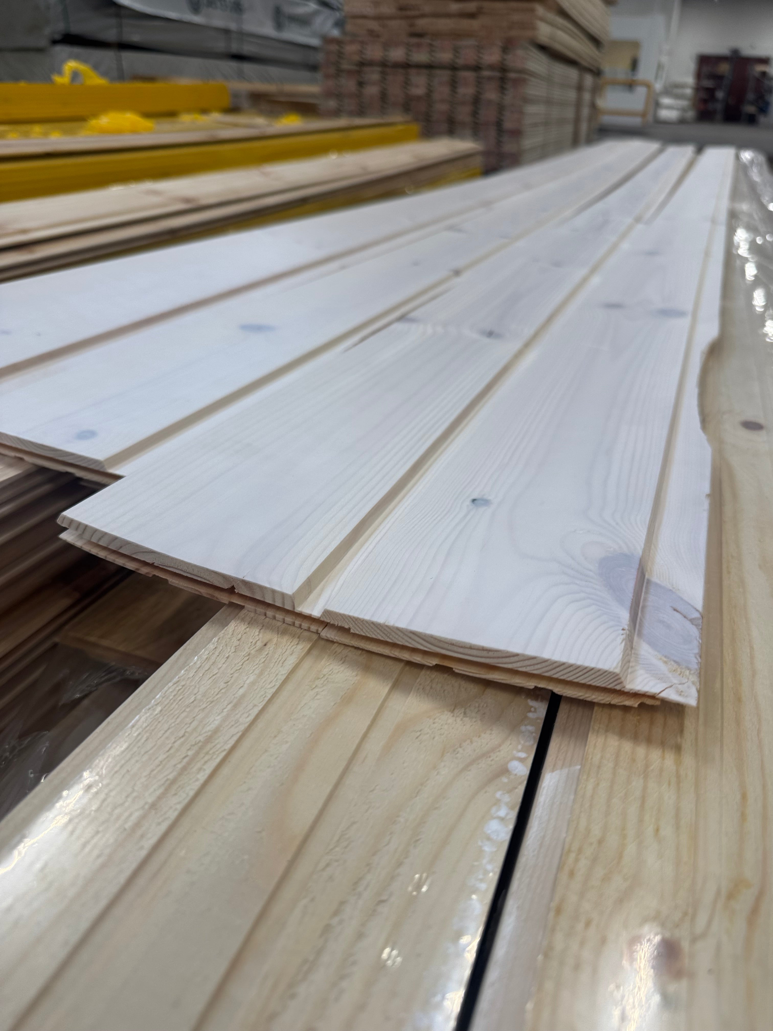 Paket Innerpanel Spårpanel 13x120mm – Skadat (Vitlaserad Ekonomi)