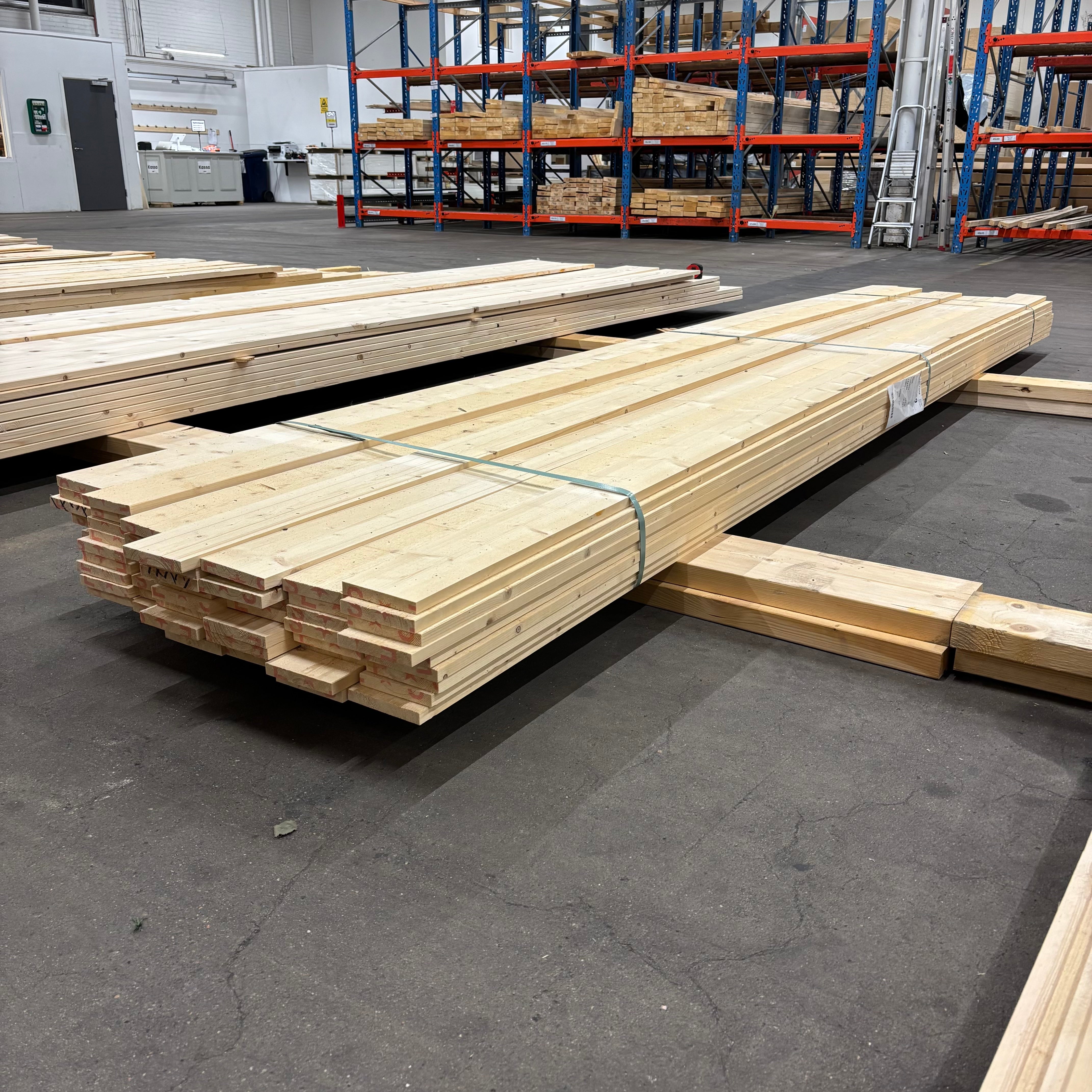 Paket Brädor 19x122 – 60 st (4,20 m, gran, obehandlad)