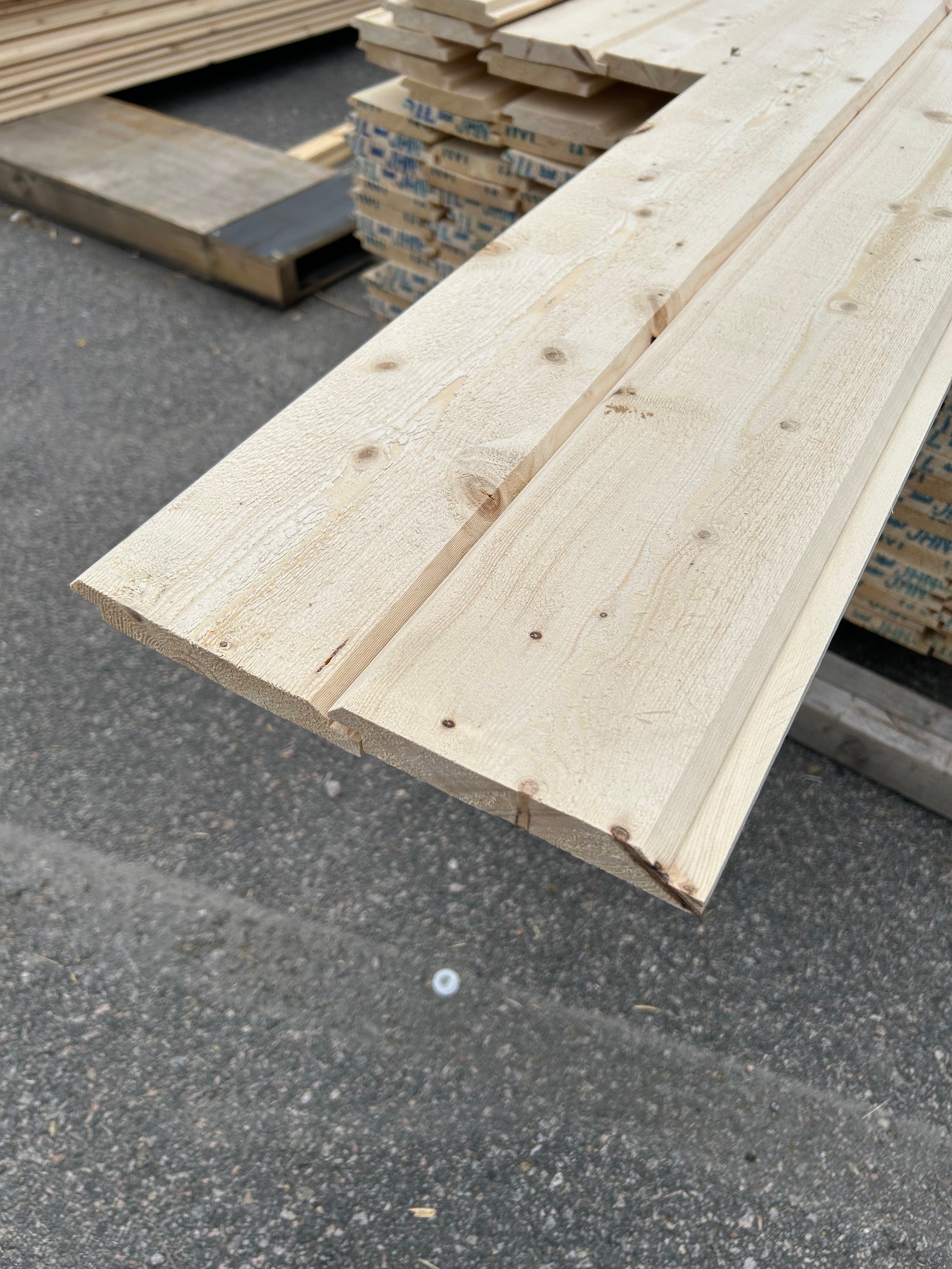 Paket Dubbelfas Halvspont 22x145mm 3.90m 175st Obehandlad
