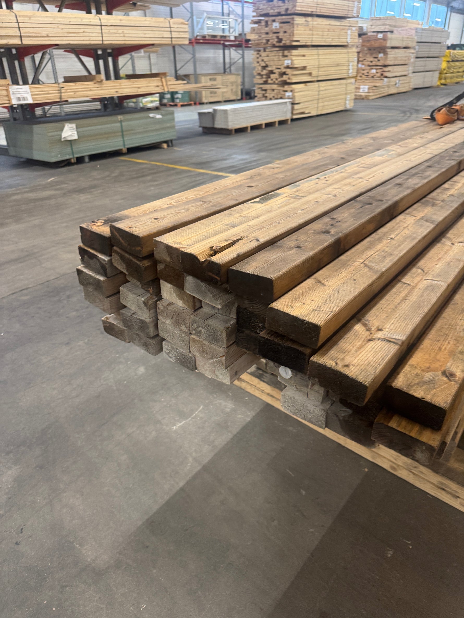 Paket Begagnade Reglar 45x95mm 3,00–3,60m – 118 st