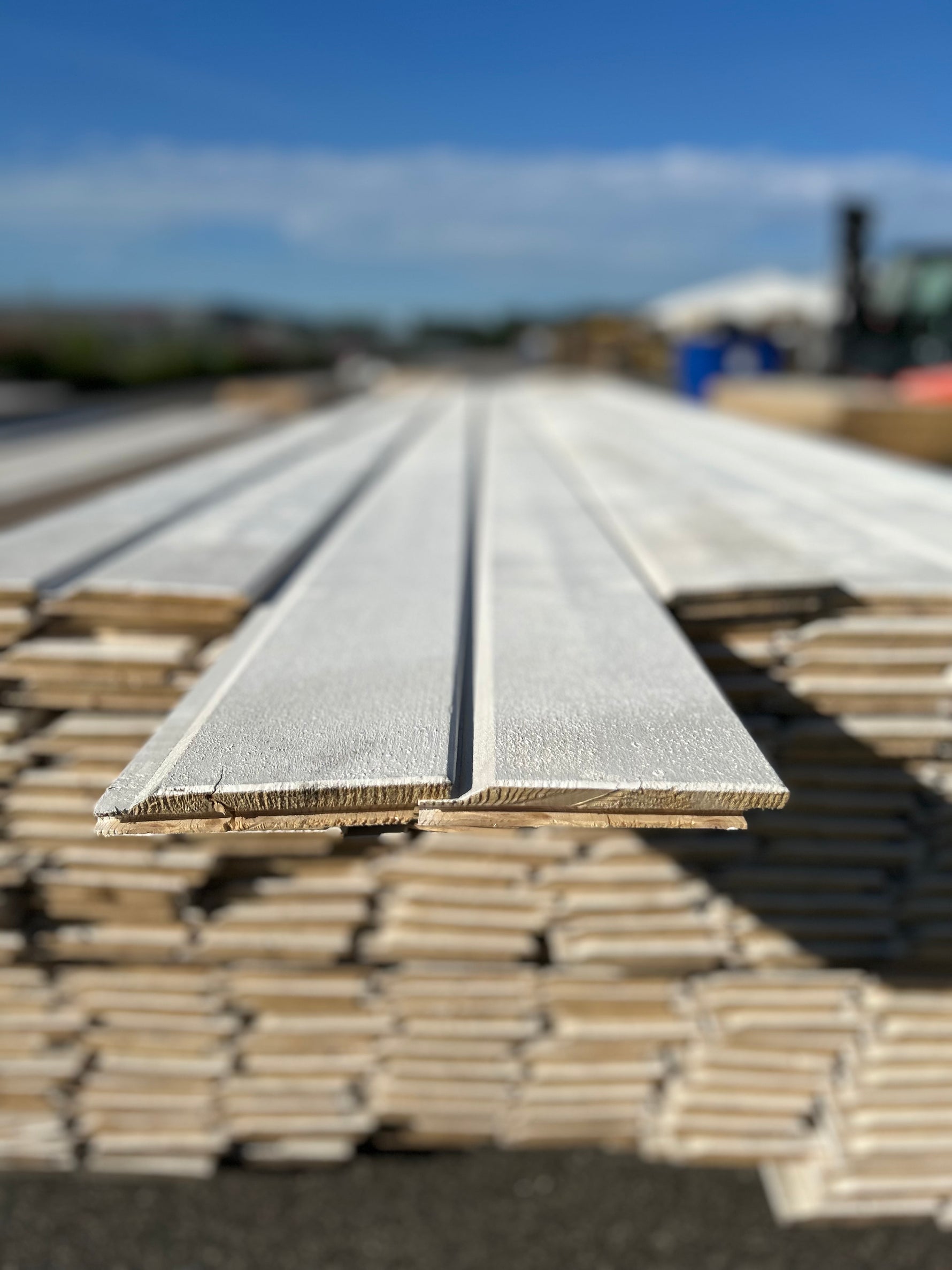 Paket Ytterpanel Dubbelfasspont 22x145mm, 208st 4.80m Grundmålad
