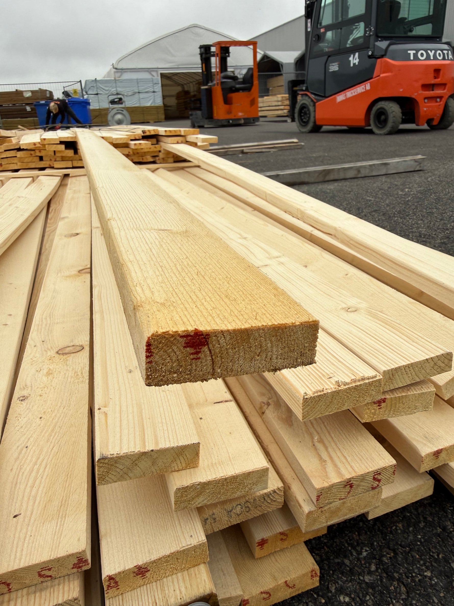 Paket Läkt 22x70 131st 3,6-5,4m (B-Sortering) - Spirec