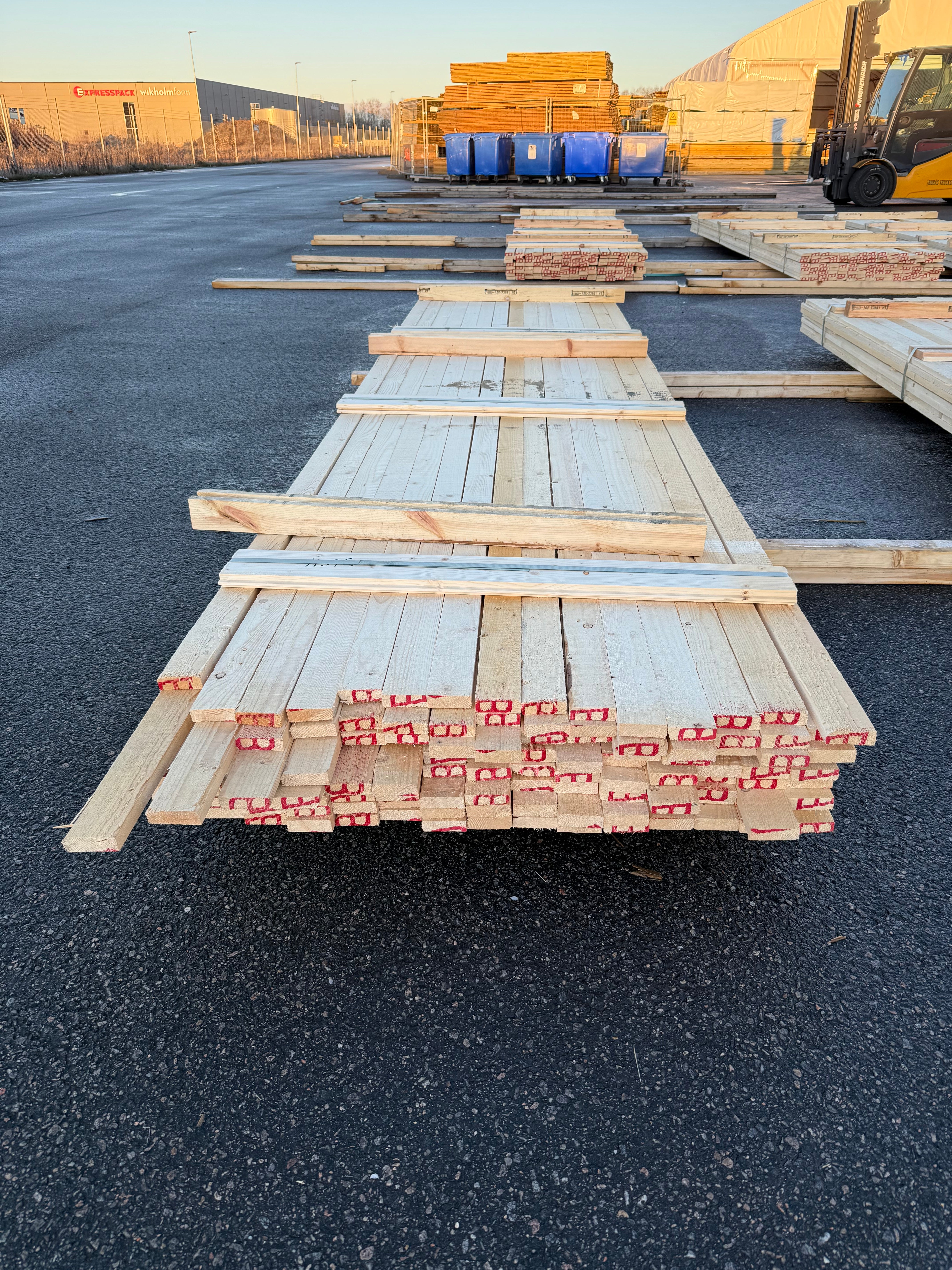 Paket Brädor 19x63mm – 120 st (4,20 m, gran, ohyvlad/råsågad)