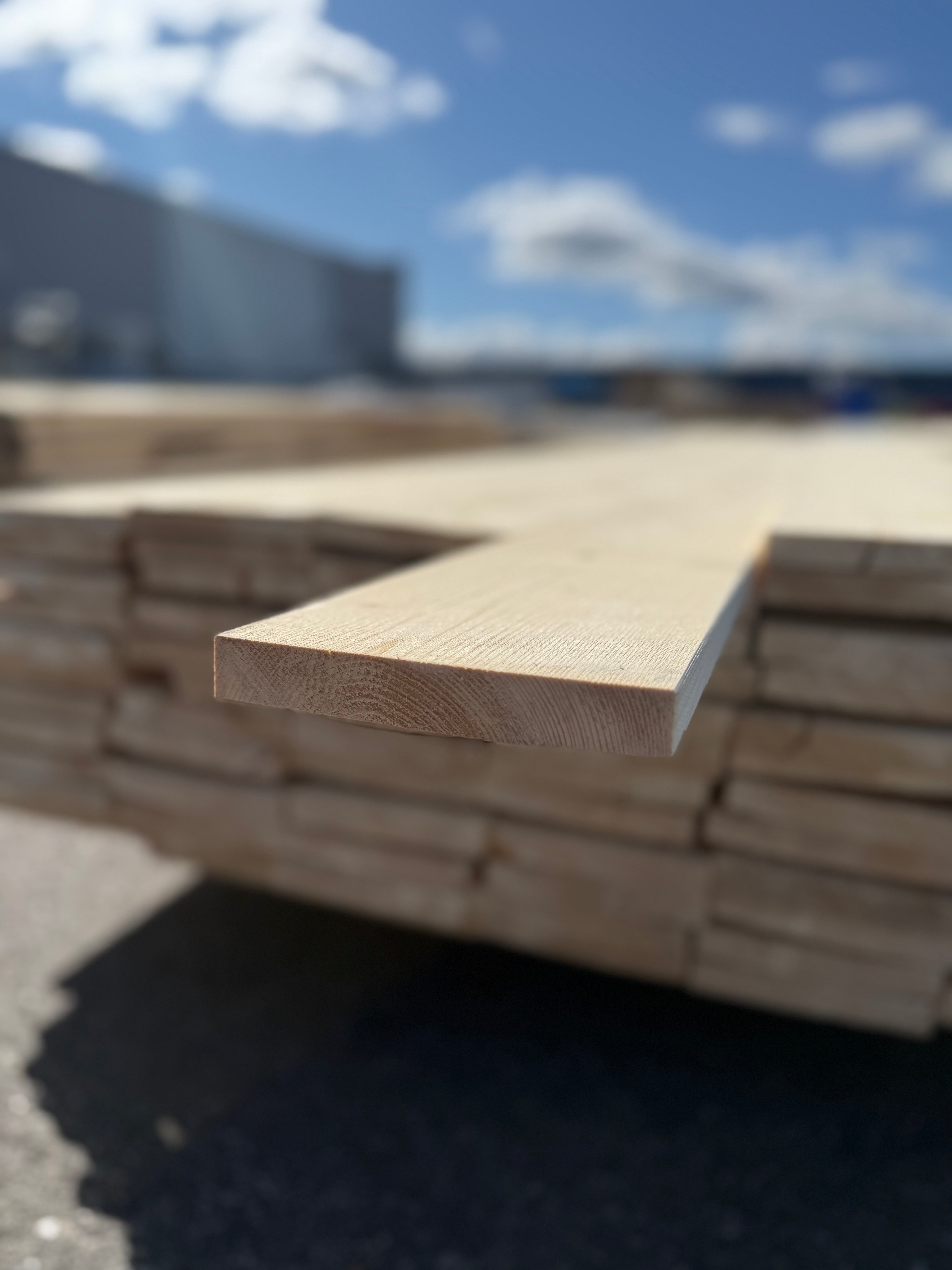Paket Finsågad Panel 22x145mm 85st 4.20–5.40m – Andra sortering