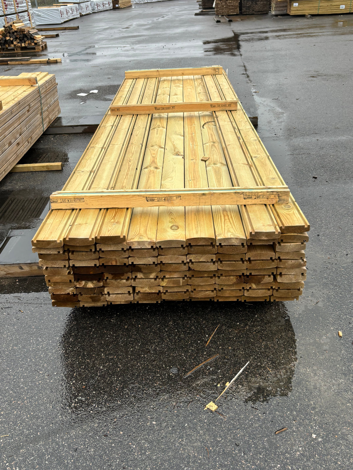 Paket Tryckimpregnerade Handledare 34x120mm 4.20m 86st