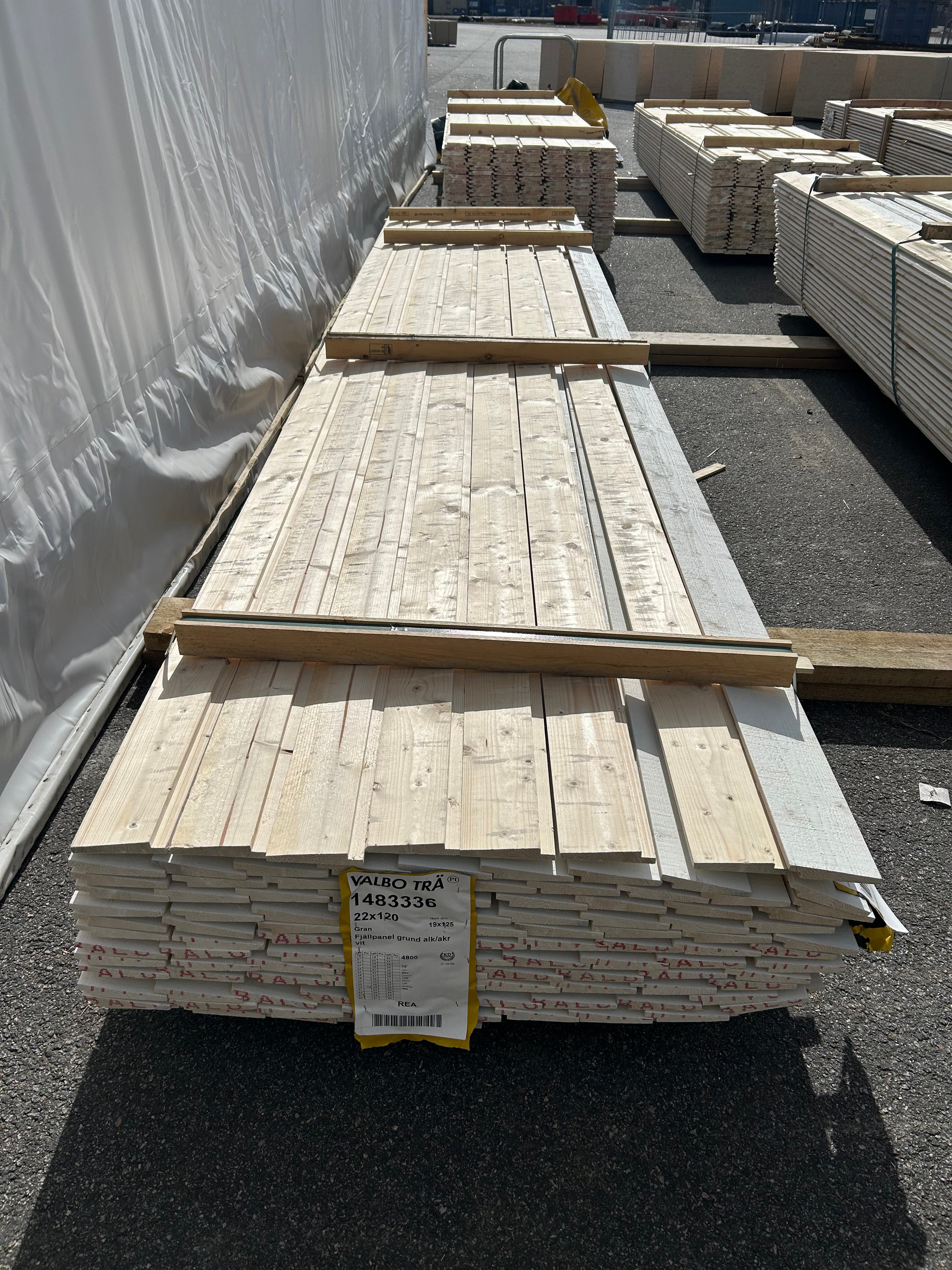 Paket Fjällpanel 22x120 mm – 115 st (4,80 m)