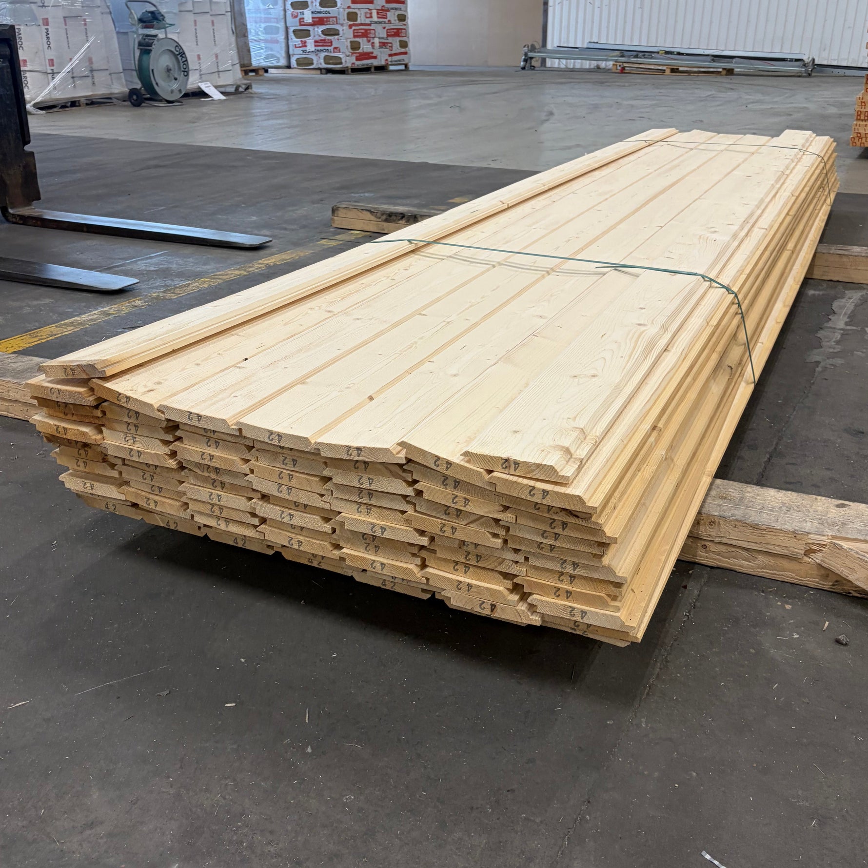 Paket Ytterpanel Dubbelfas 22x145mm, 4,2 m – 79 st- Obehandlad