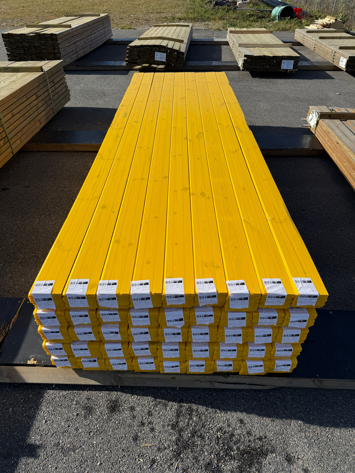 Parti Spårpanel 13x120mm 3,58m Furu – 141,7 kvm