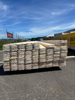 Paket Ytterpanel Enkelfas Halvspont 22x120mm, 167st 3.60m Grundmålad