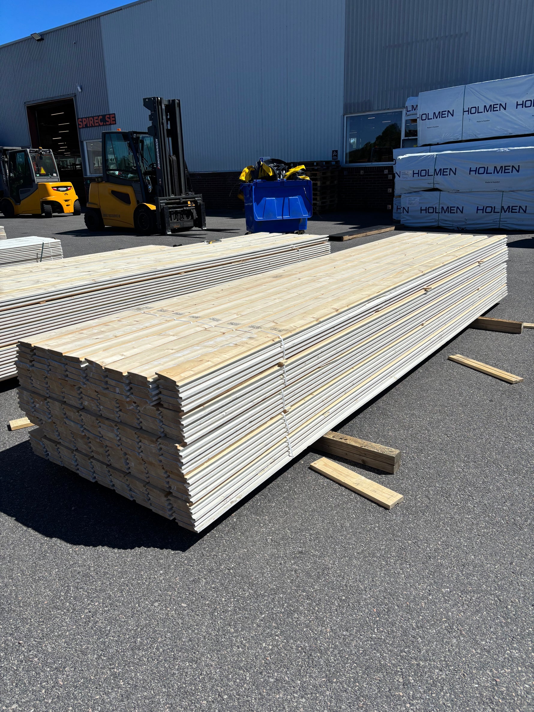 Paket Ytterpanel Dubbelfas 22x120mm, 220st 4.50m Grundmålad