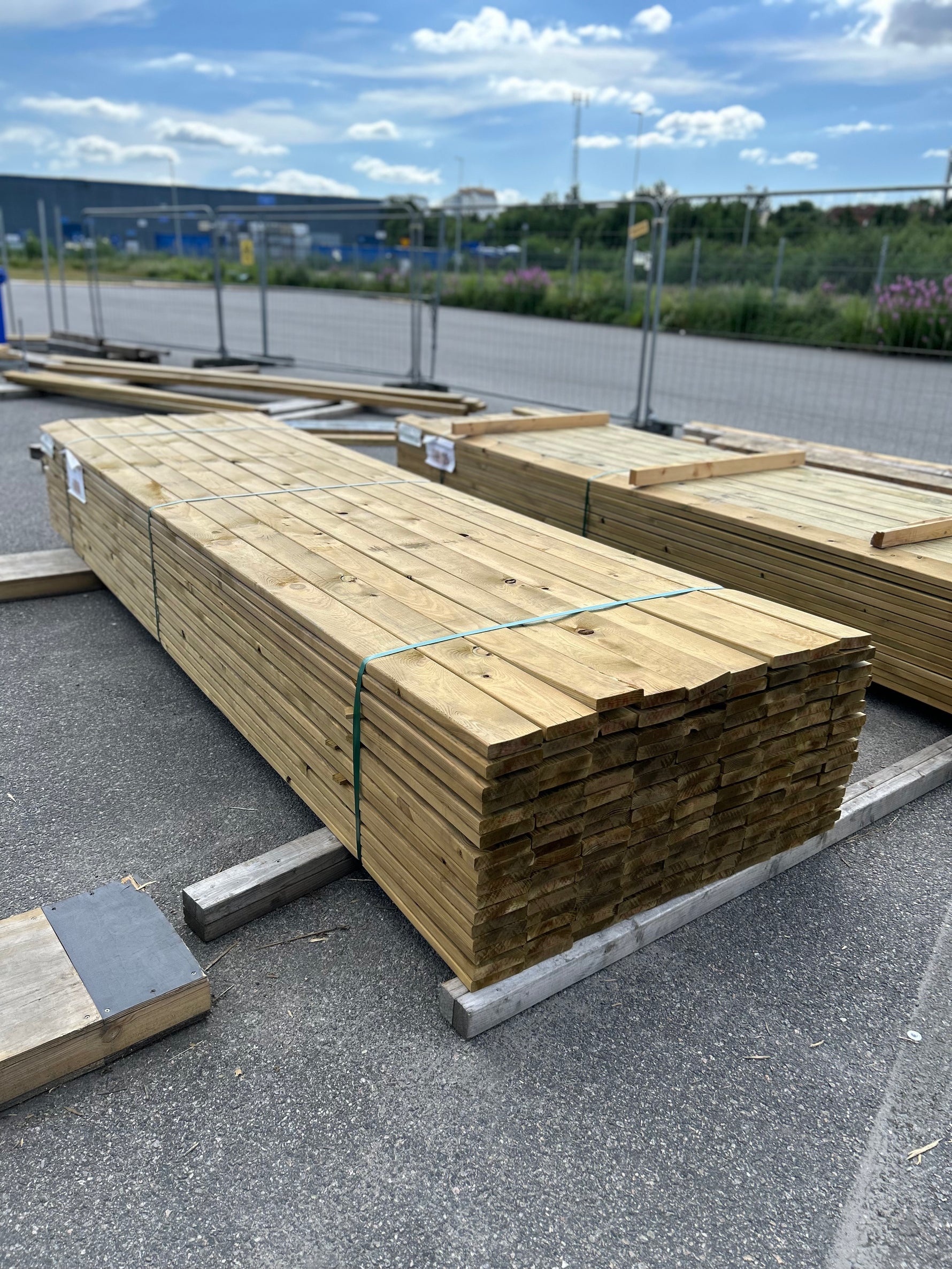 Paket Trall Furu 28x120mm 3,90m 144st Impregnerad B-sortering