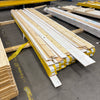 Paket Spårpanel 13x120mm – 135 st (4,40 m, furu, vitlasyr + lack)