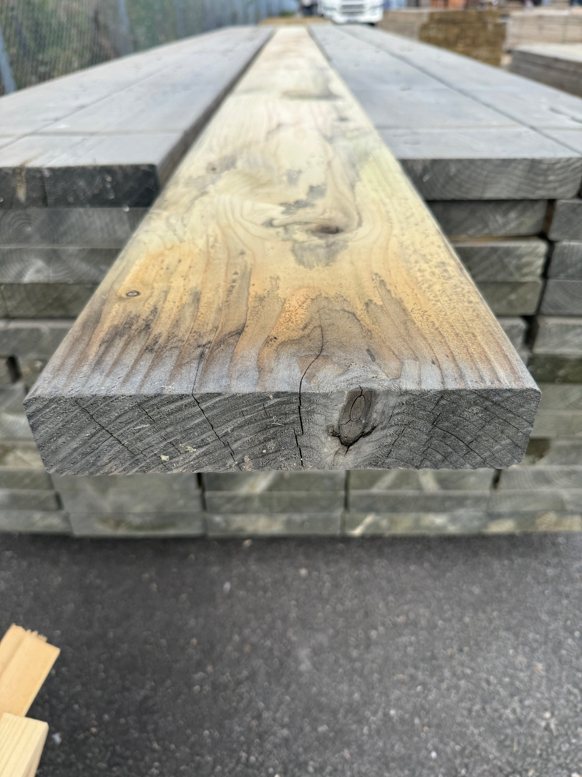 Paket Tryckimpregnerade Reglar 45x220mm 5,40m 60st Gran (Dålig impregnering)