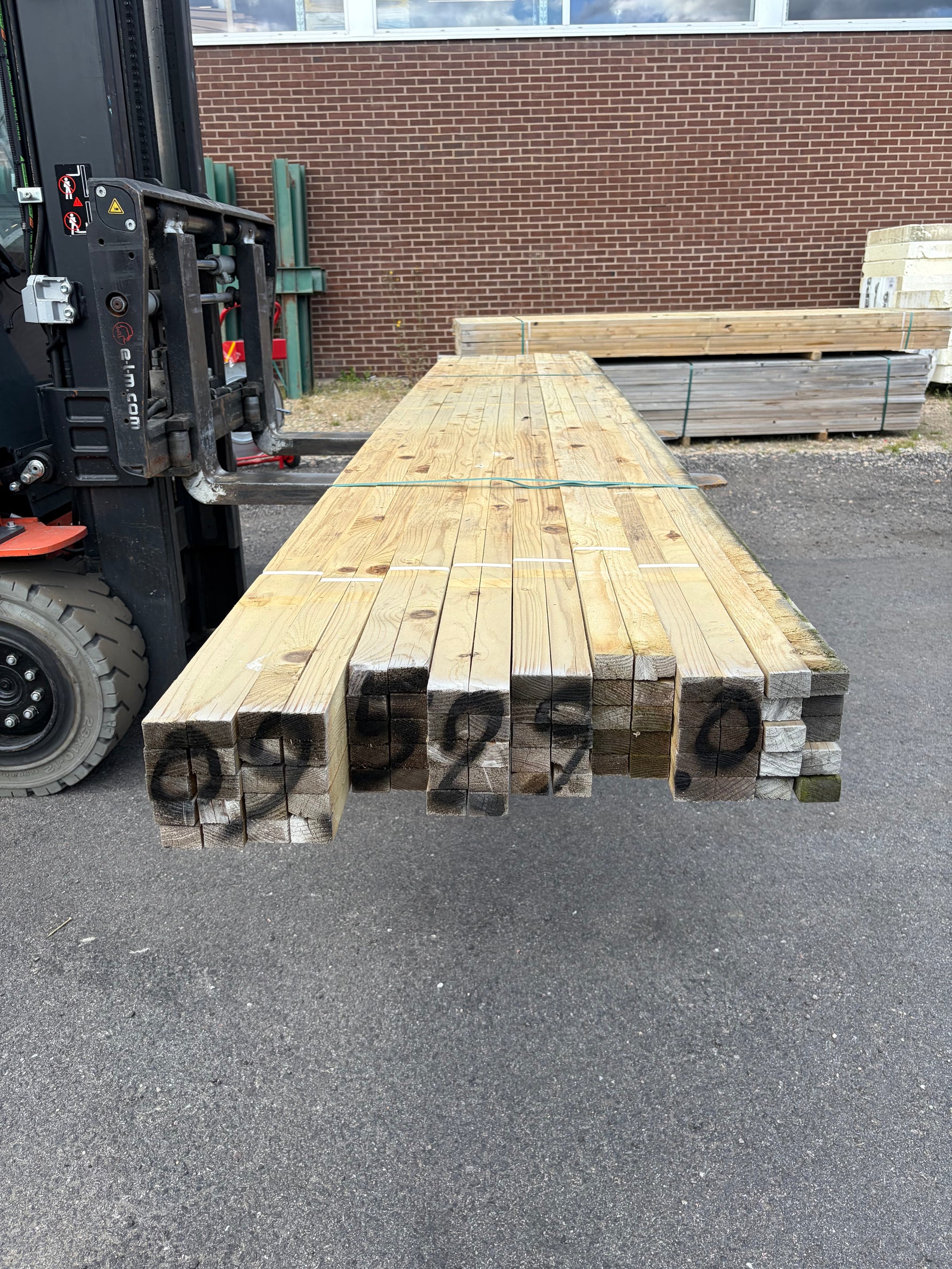 Paket Tryckimpregnerad Läkt 25x36mm, 3,6 m - 80 st