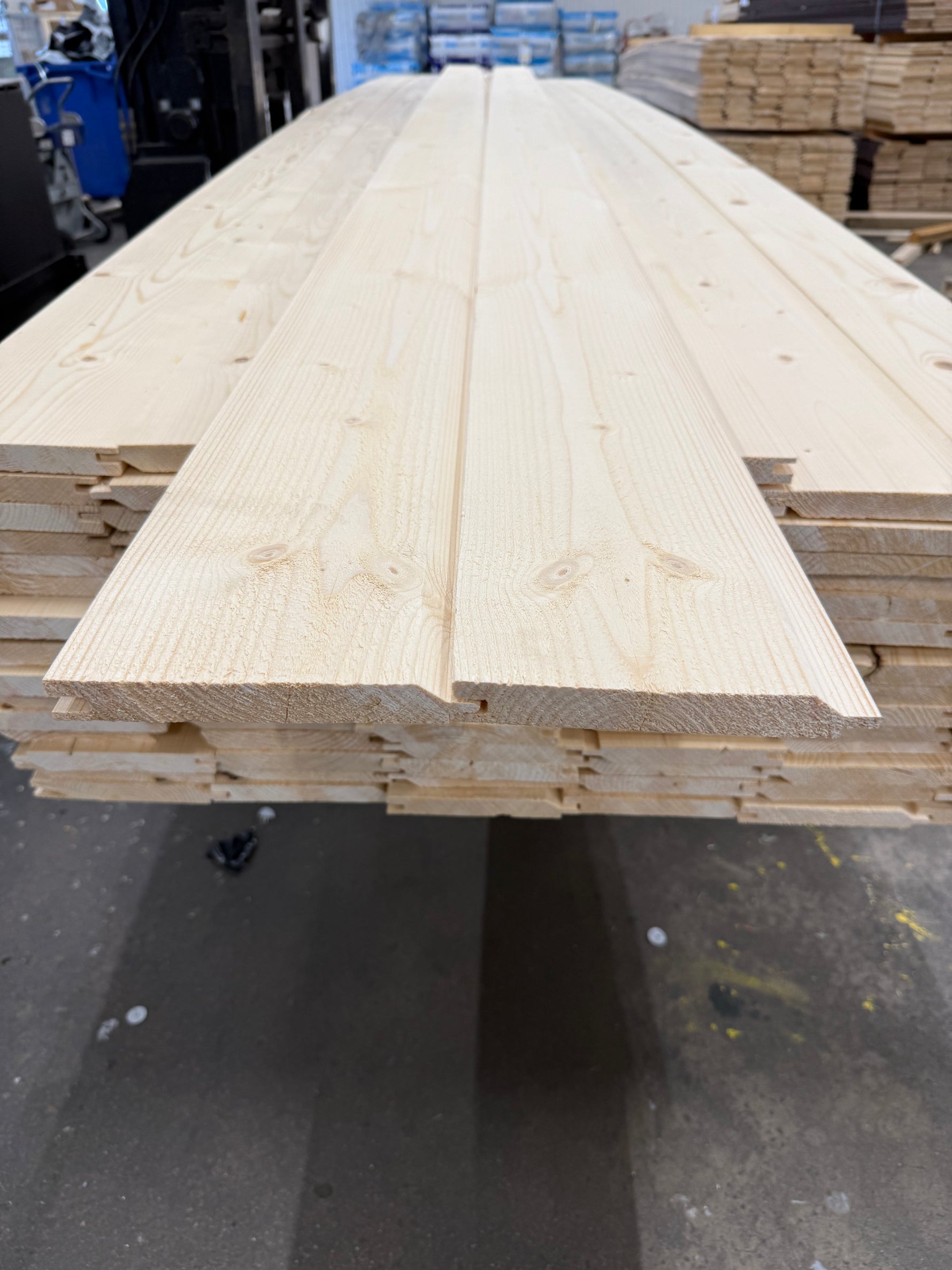 Paket Spontpanel 21x170mm 4.80m 90st (Obehandlad) - Spirec