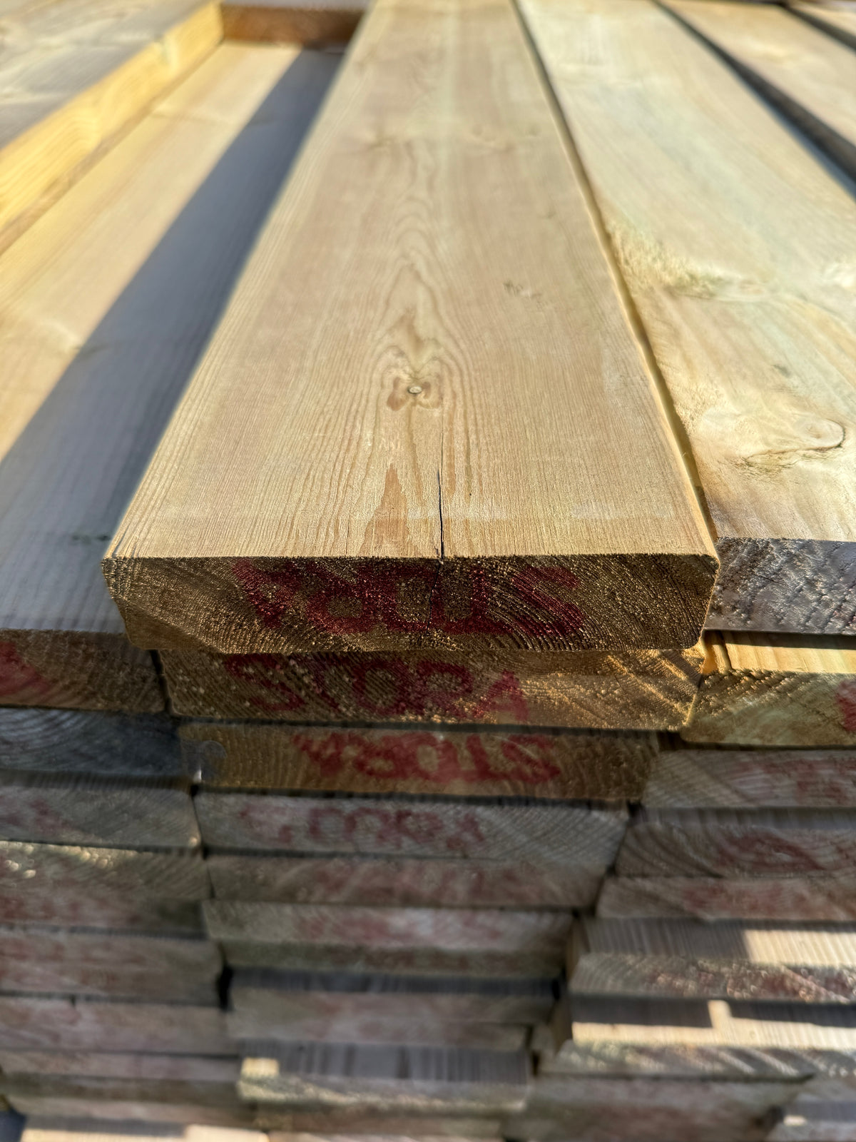 Paket Tryckimpregnerad Trall 28x120mm 4,20m 170st- Väderbitet