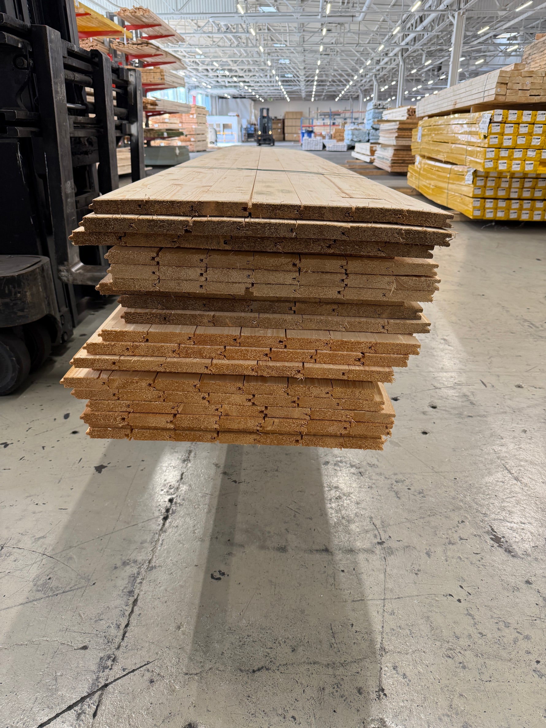 Paket Råspontluckor 20x540x3600mm 20st (Fuktskadat)