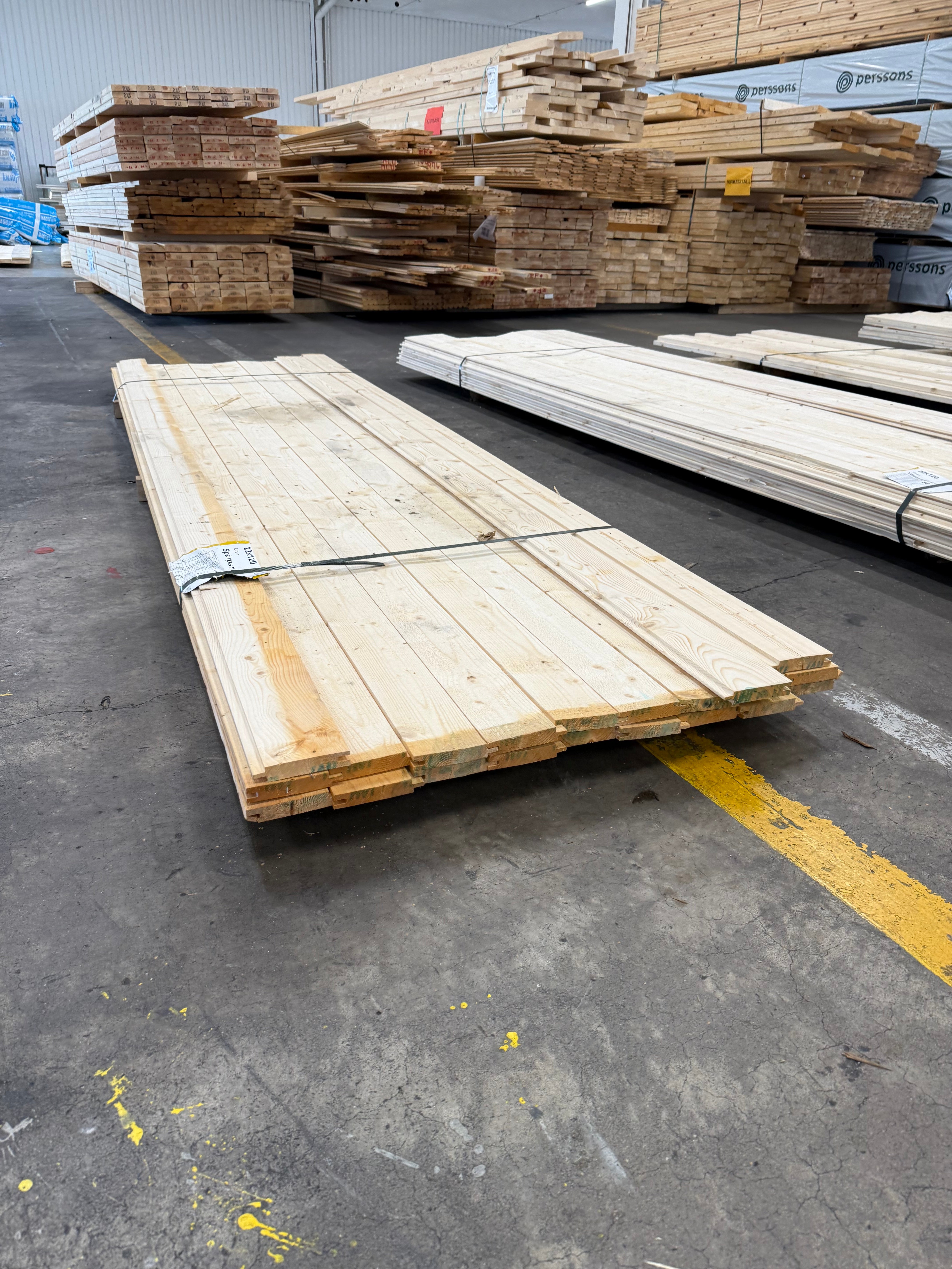 Paket Spårpanel 22x120mm 21st 3.30m