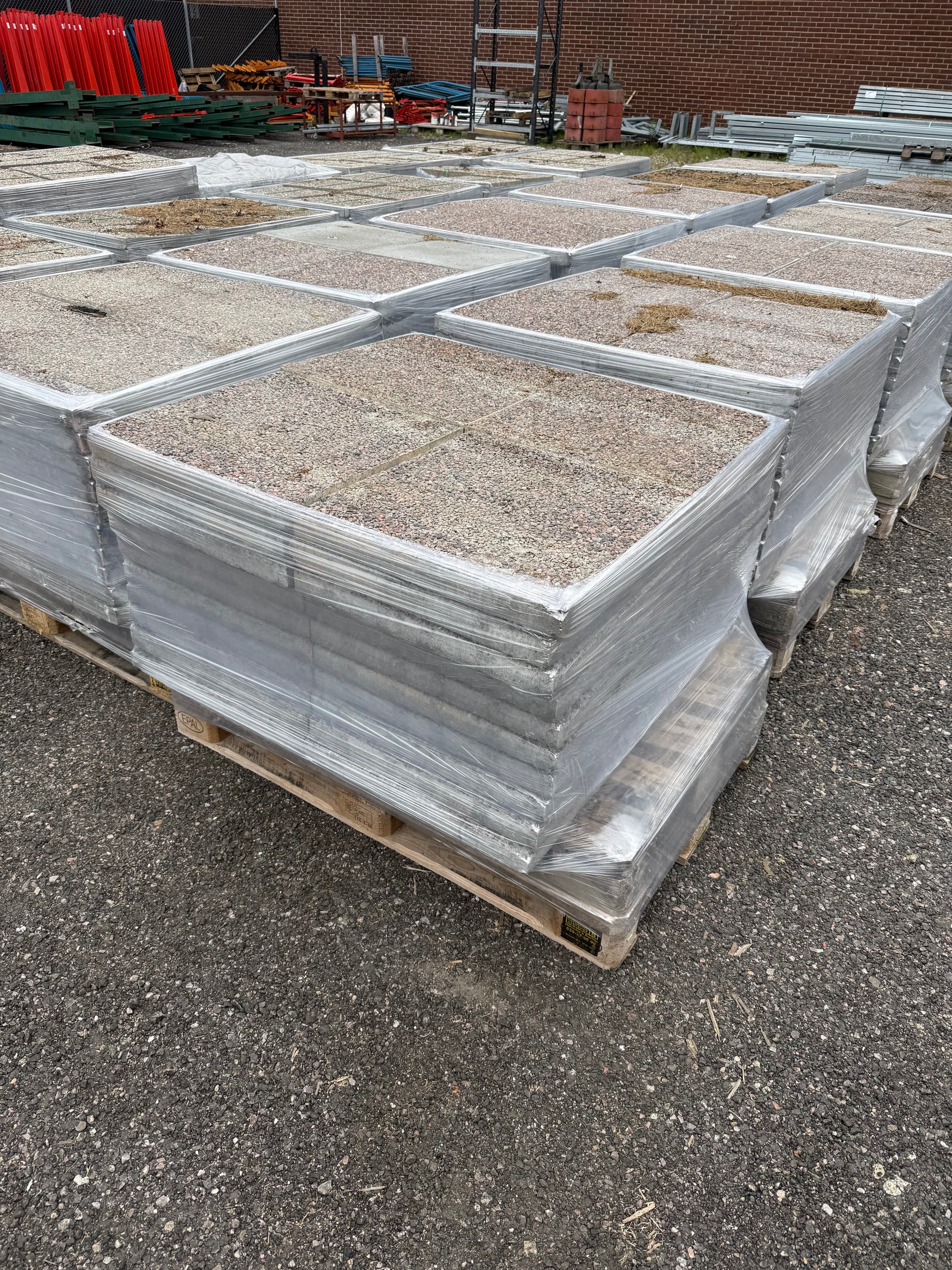 Frilagda Plattor 500x500x50mm – Natursingel (Säljs per styck)