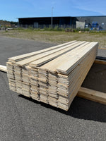 Paket Ytterpanel Enkelfas Halvspont 22x145mm, 149st 3.60m Mellanstruken