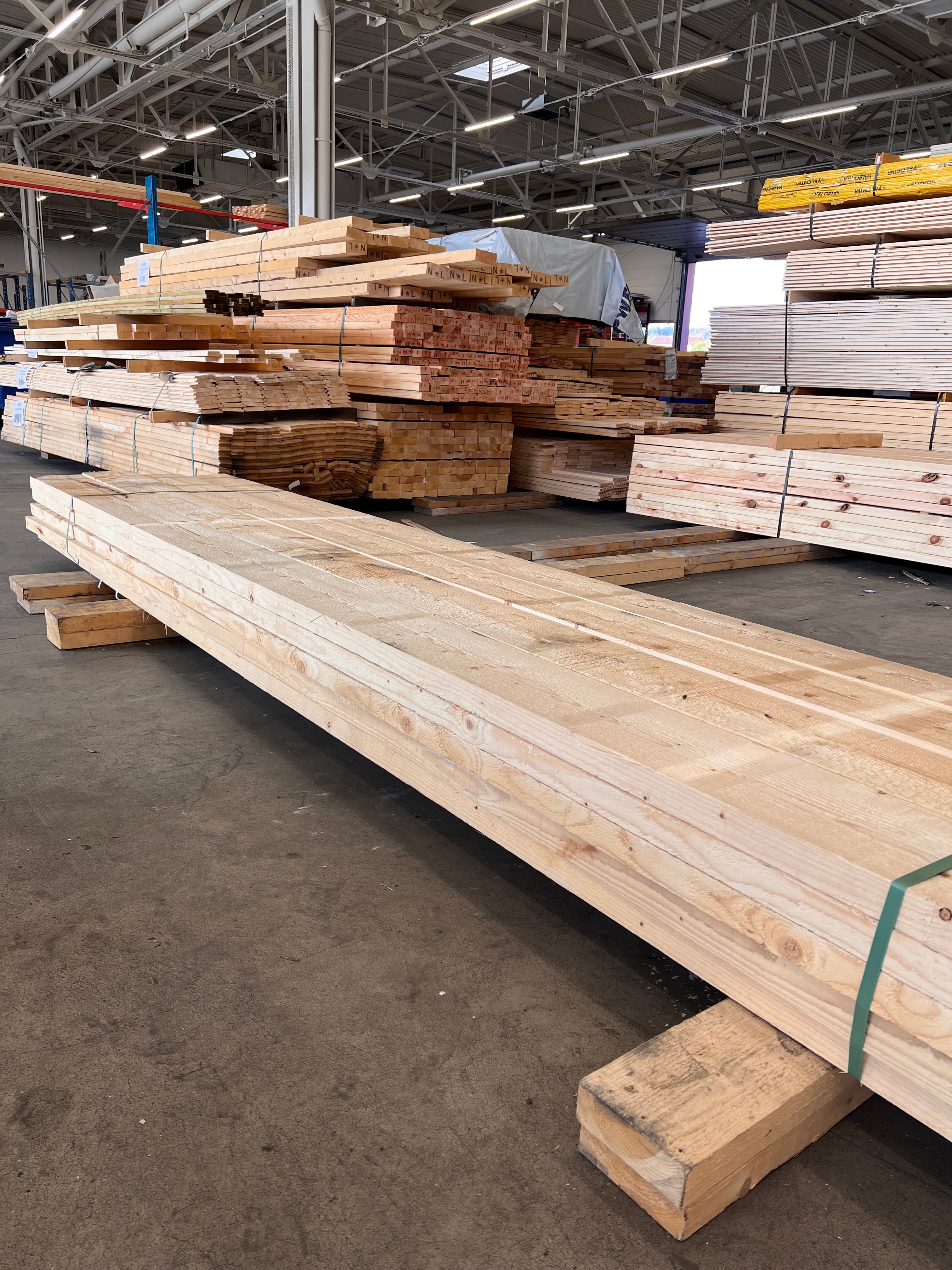 Paket Reglar 47x200mm – 20 st (4,80 m, Gran, Ohyvlad)
