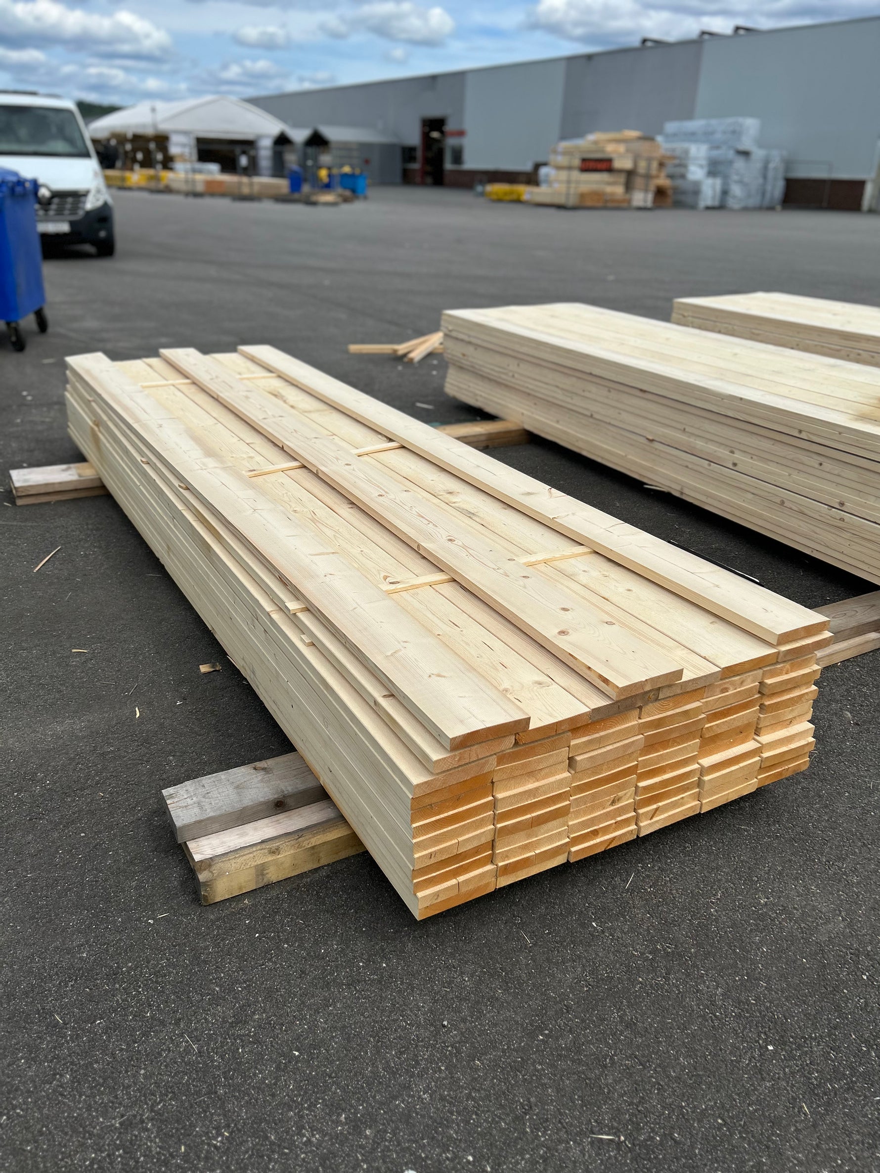 Paket Finsågade Brädor 28x170mm 3.60m- 69st Obehandlade