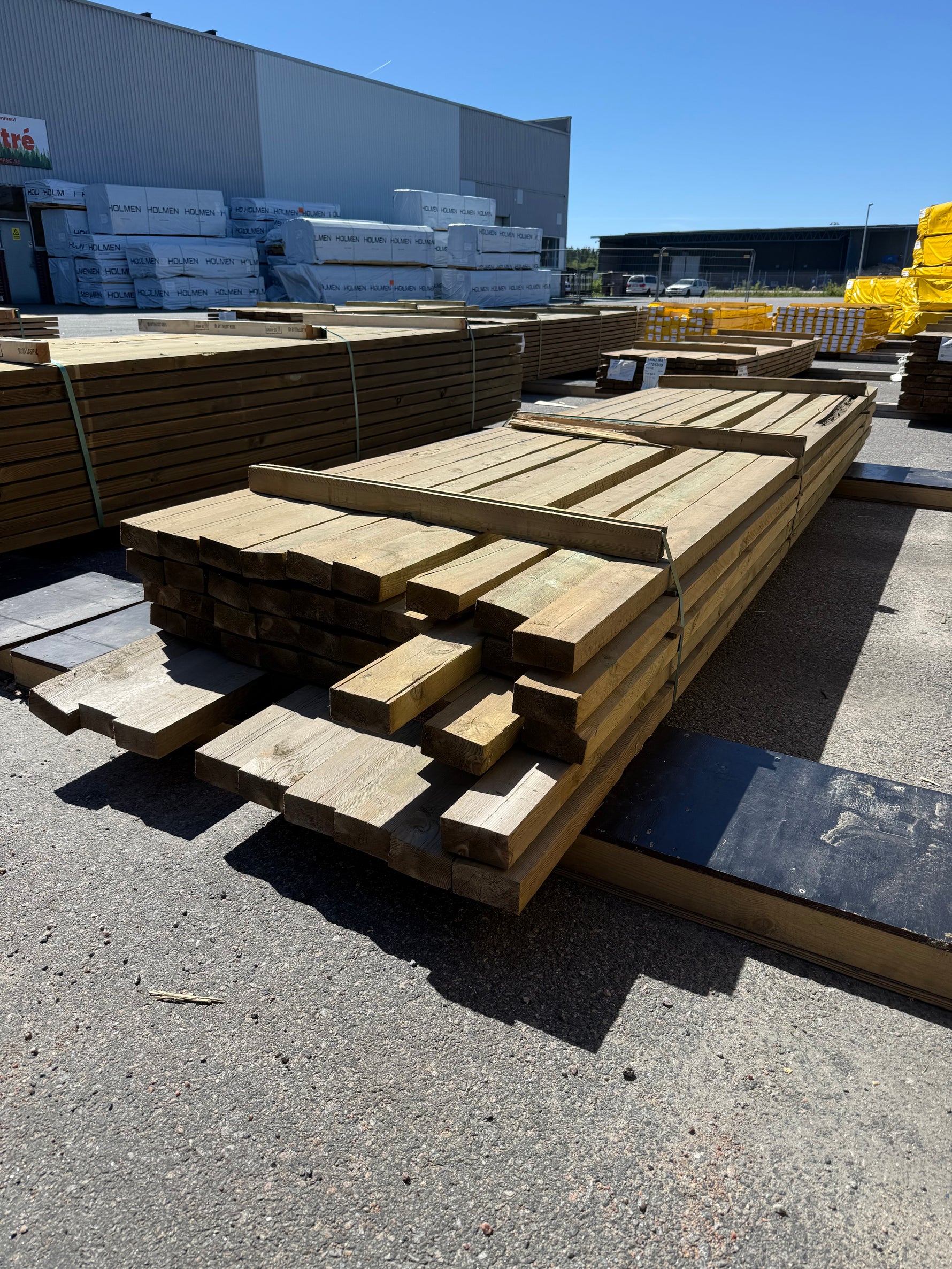 Paket Tryckimpregnerade Reglar 50x100mm, 50st 3,90–4,20m