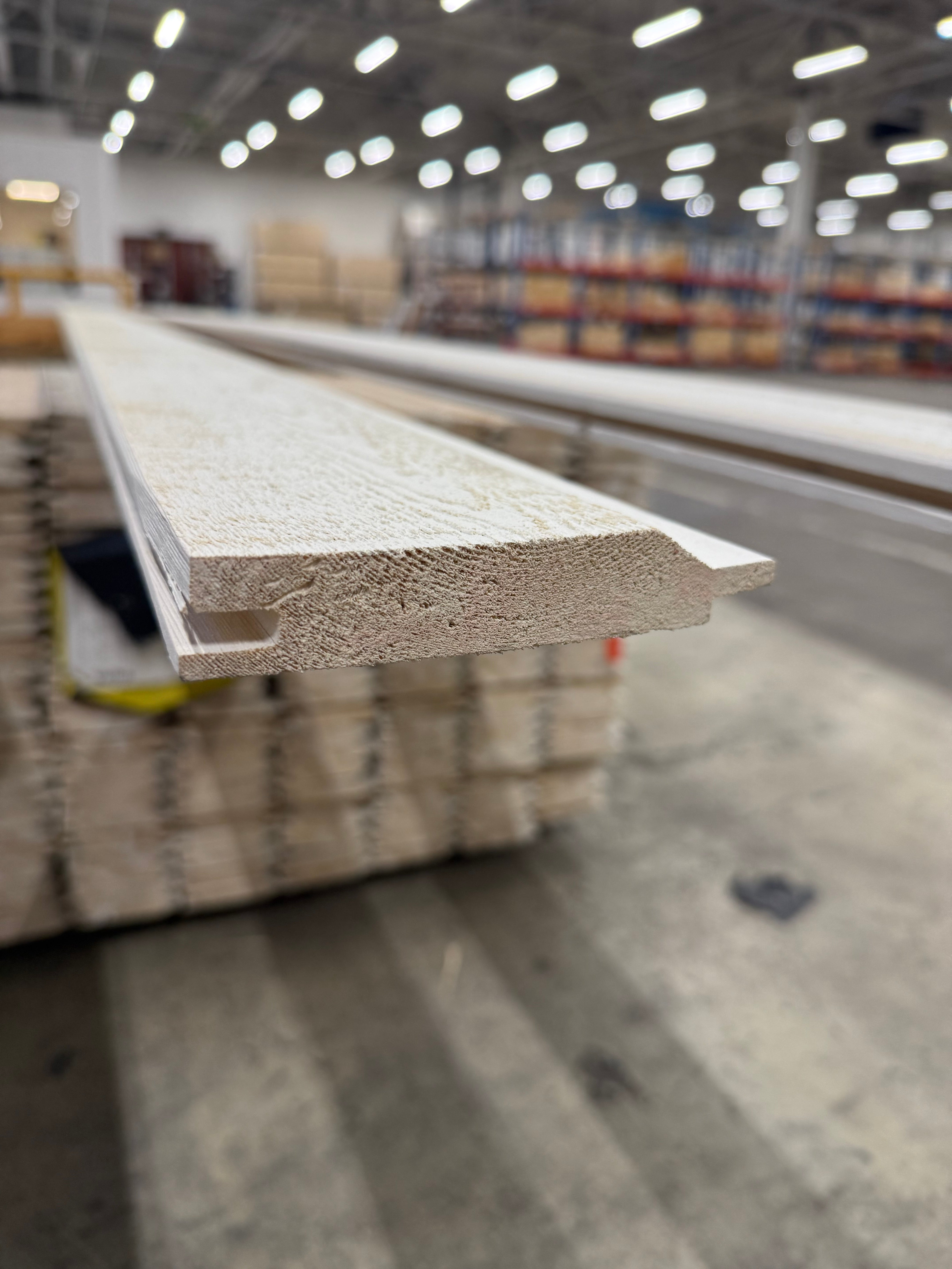 Paket Enkelfasspont 22×120 – 225 st (4.50 m) Grundmålad Vit