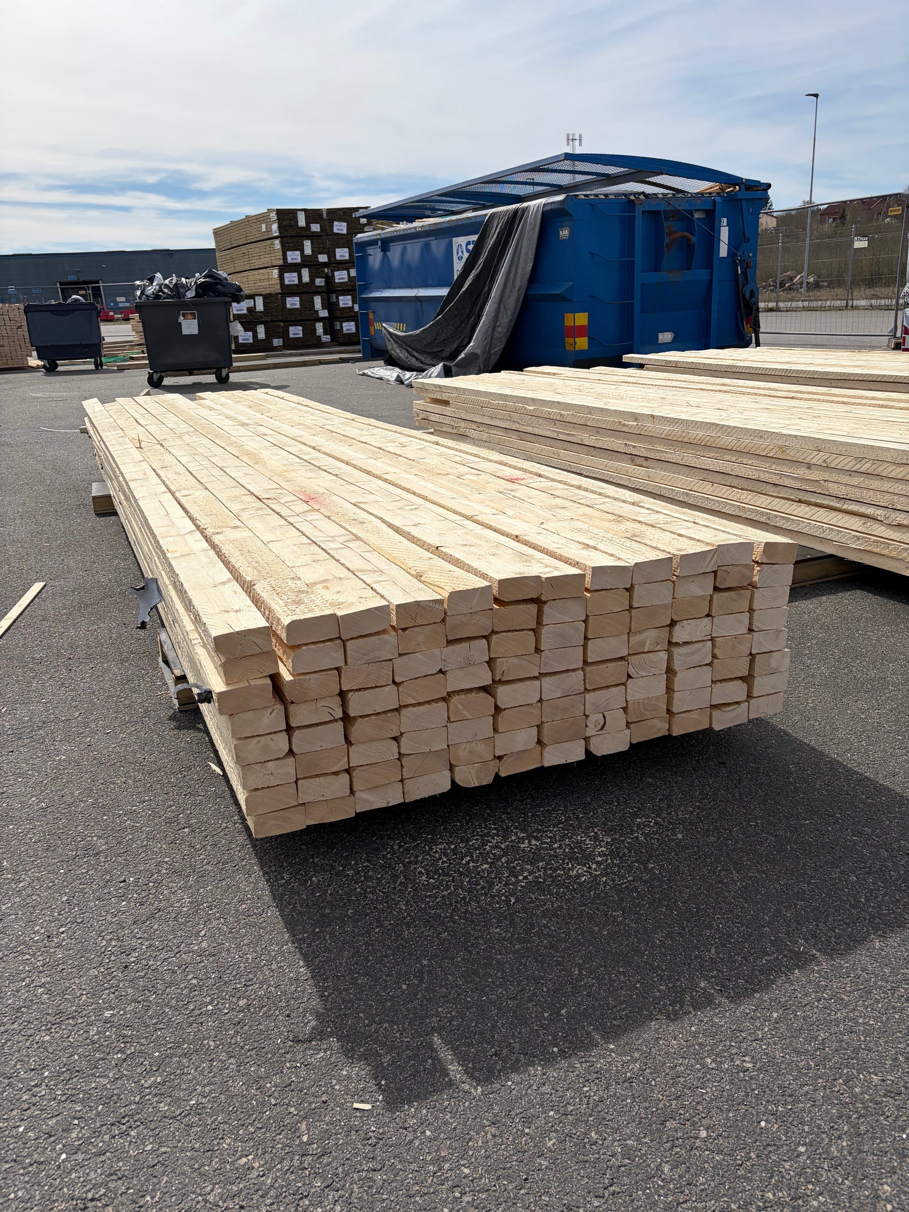 Paket Ohyvlade Reglar 45x90mm, 96st (4,2–4,8m)
