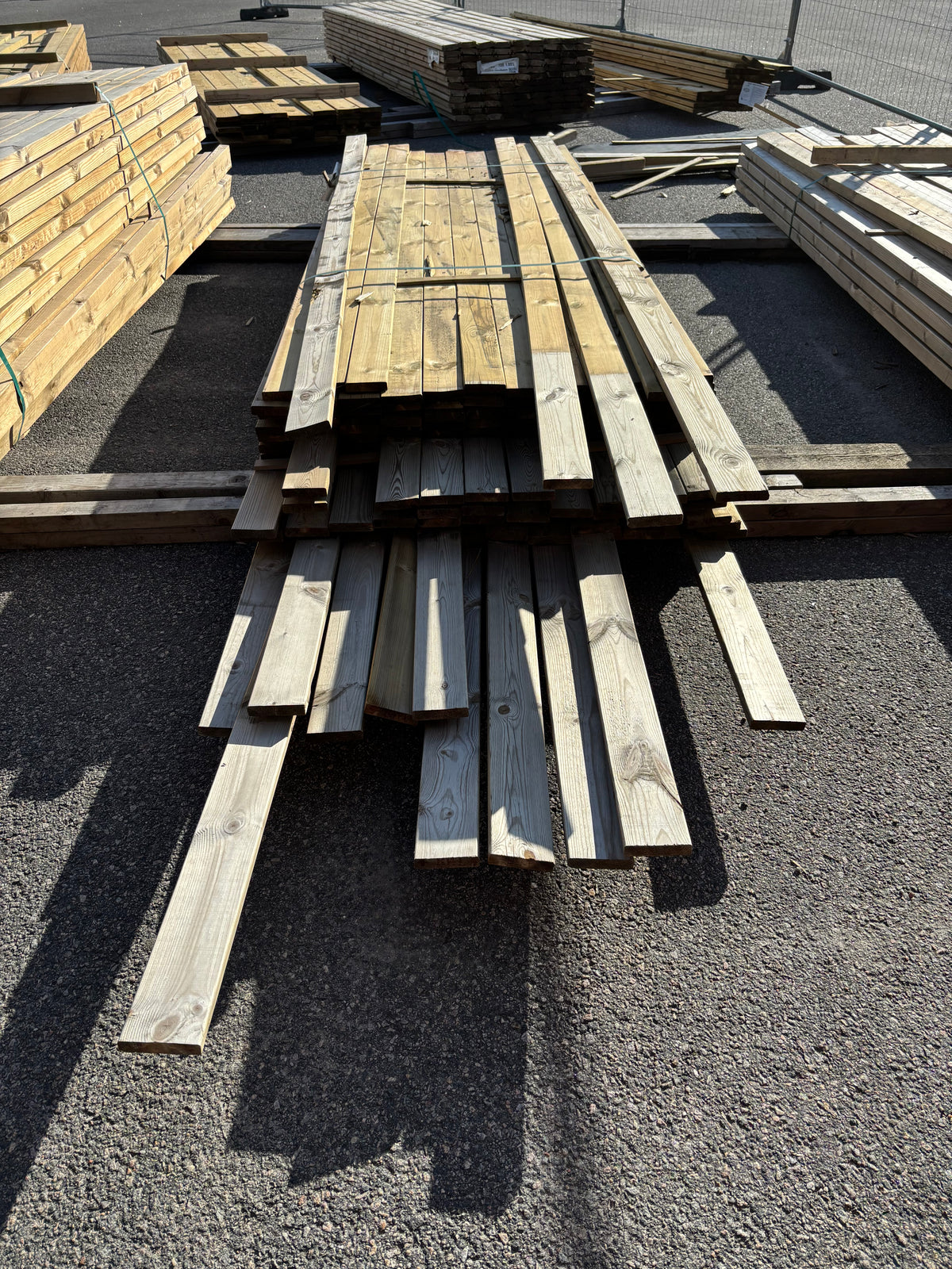 Parti Tryckimpregnerad Trall 22x95mm (2,40–4,50m) 120st