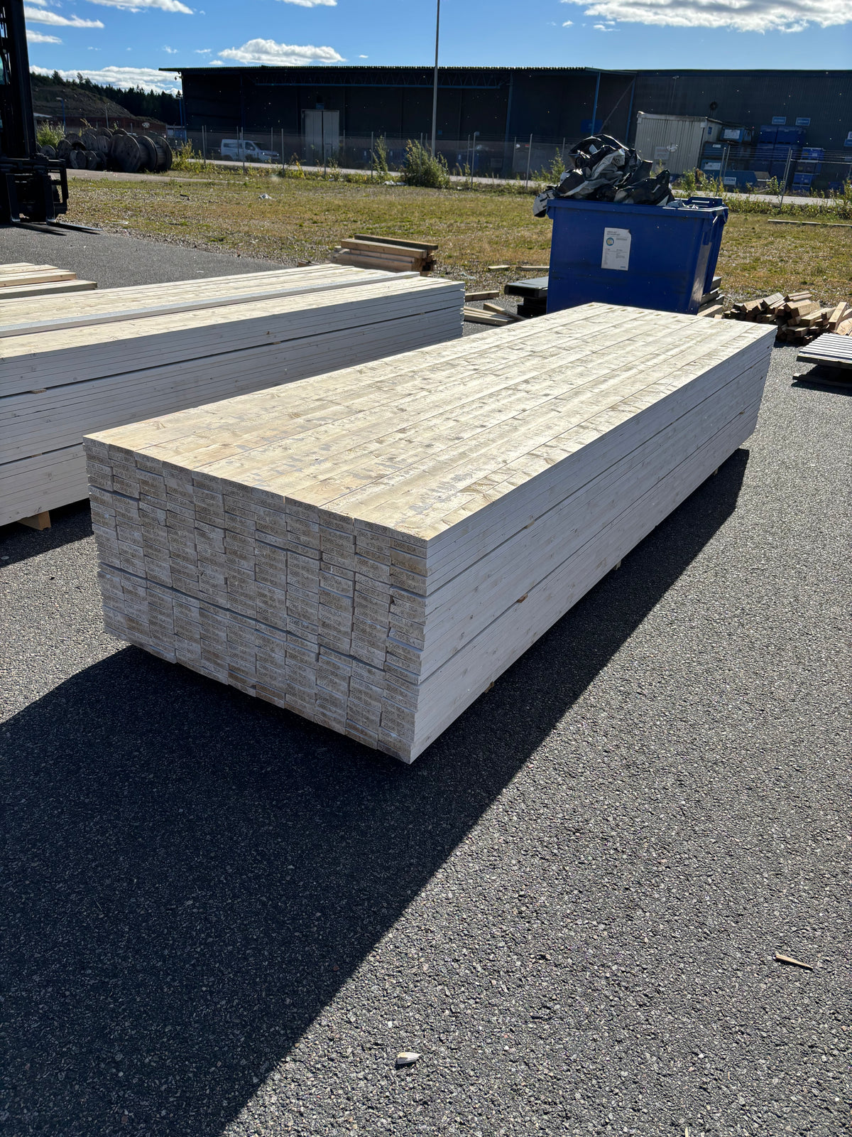 Paket Finsågade Brädor 22x95mm 3,60m 286st Vit Mellanstruken